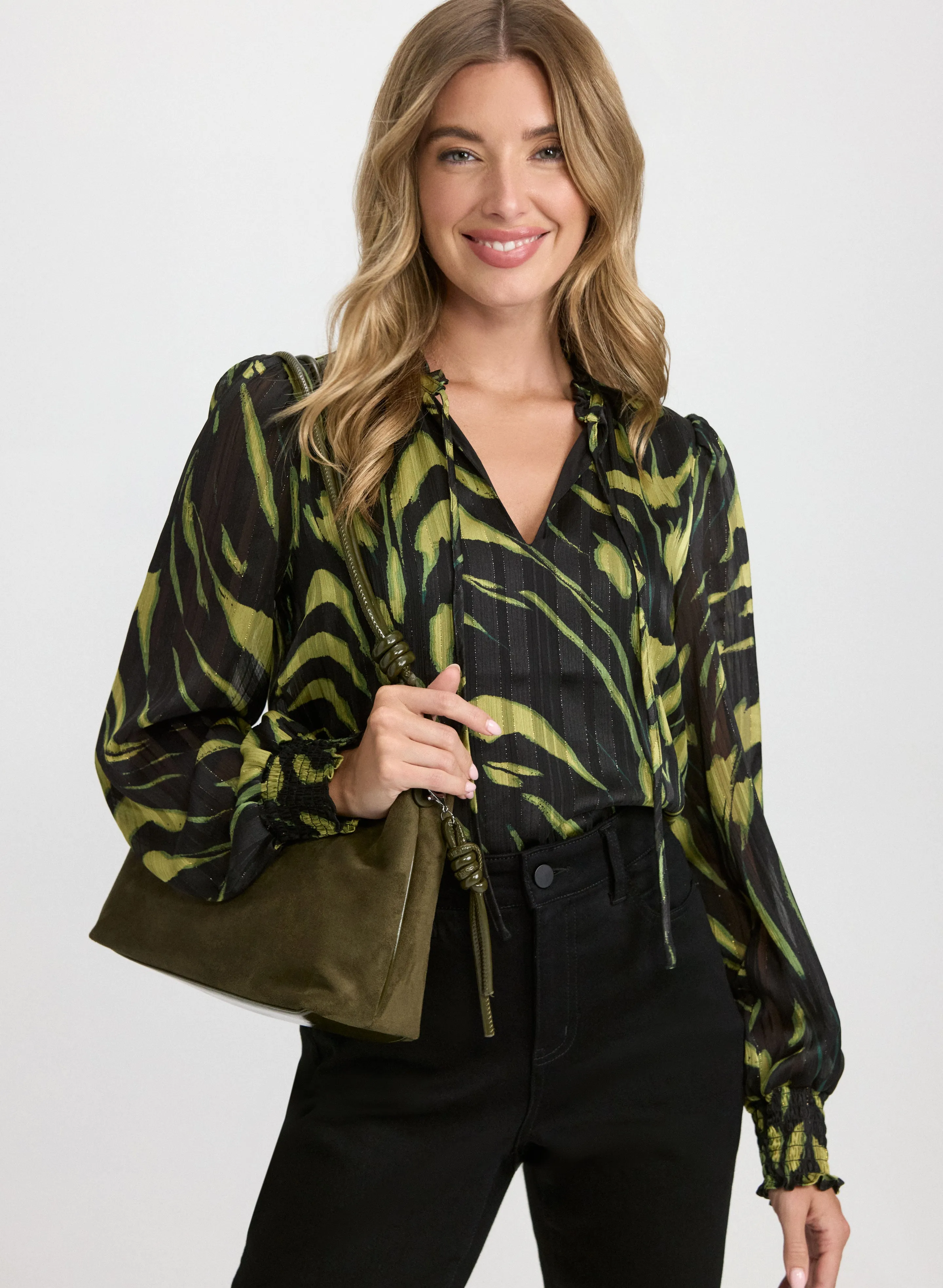 Laura Floral Chiffon Blouse Laura Floral Chiffon Blouse - Image 1
