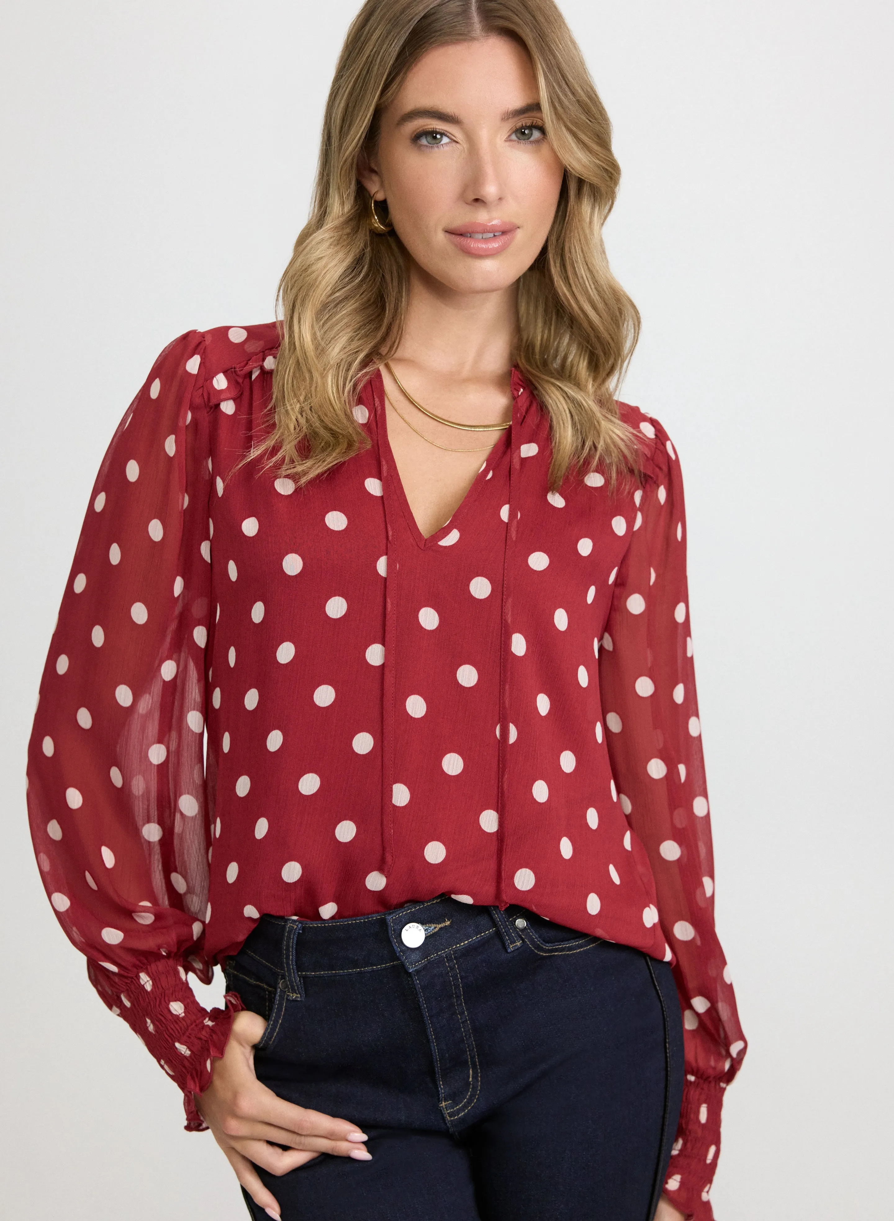 Laura Polka Dot Blouse Laura Polka Dot Blouse - Image 1