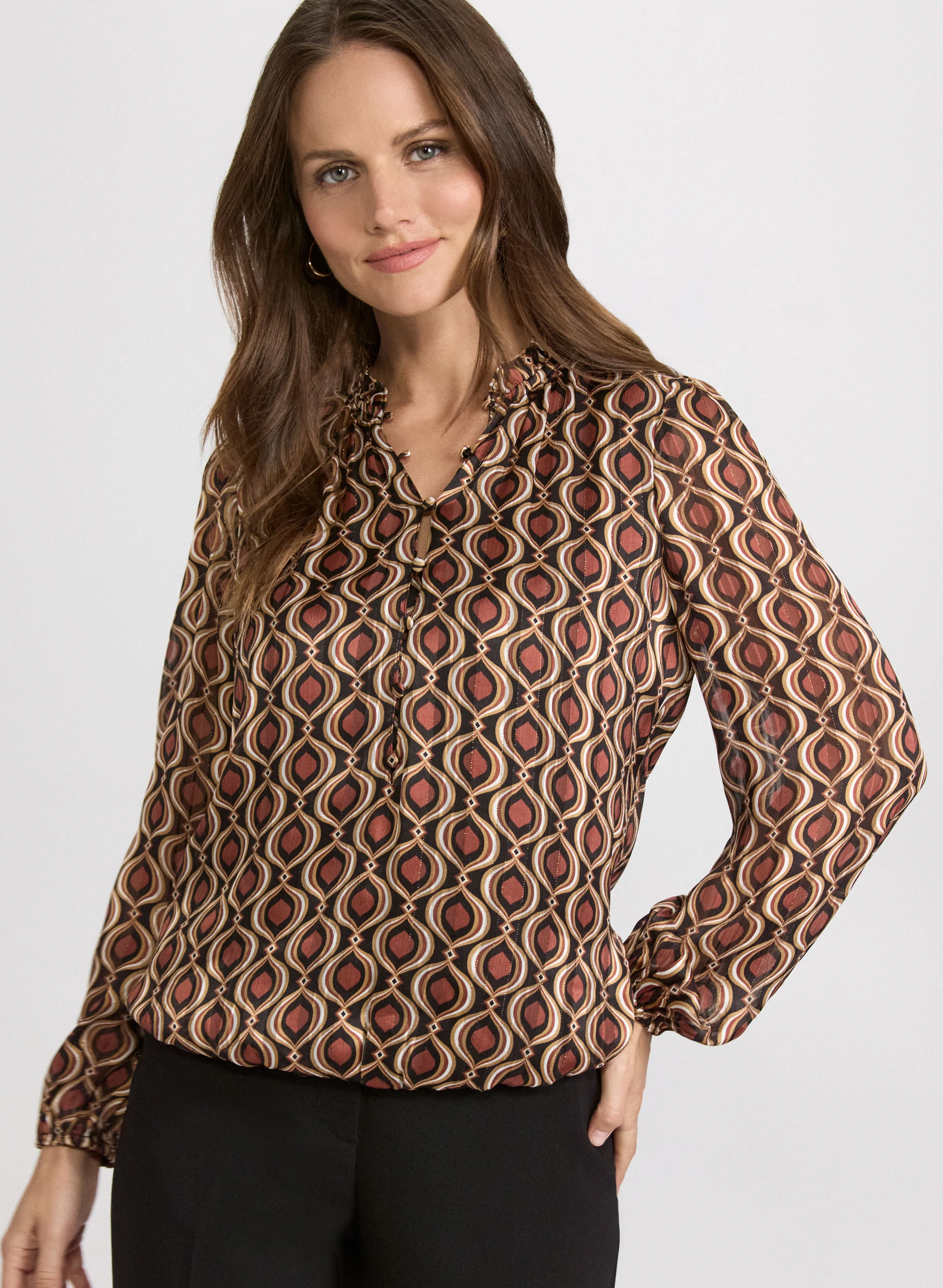 Laura Geometric Blouse Laura Geometric Blouse - Image 1