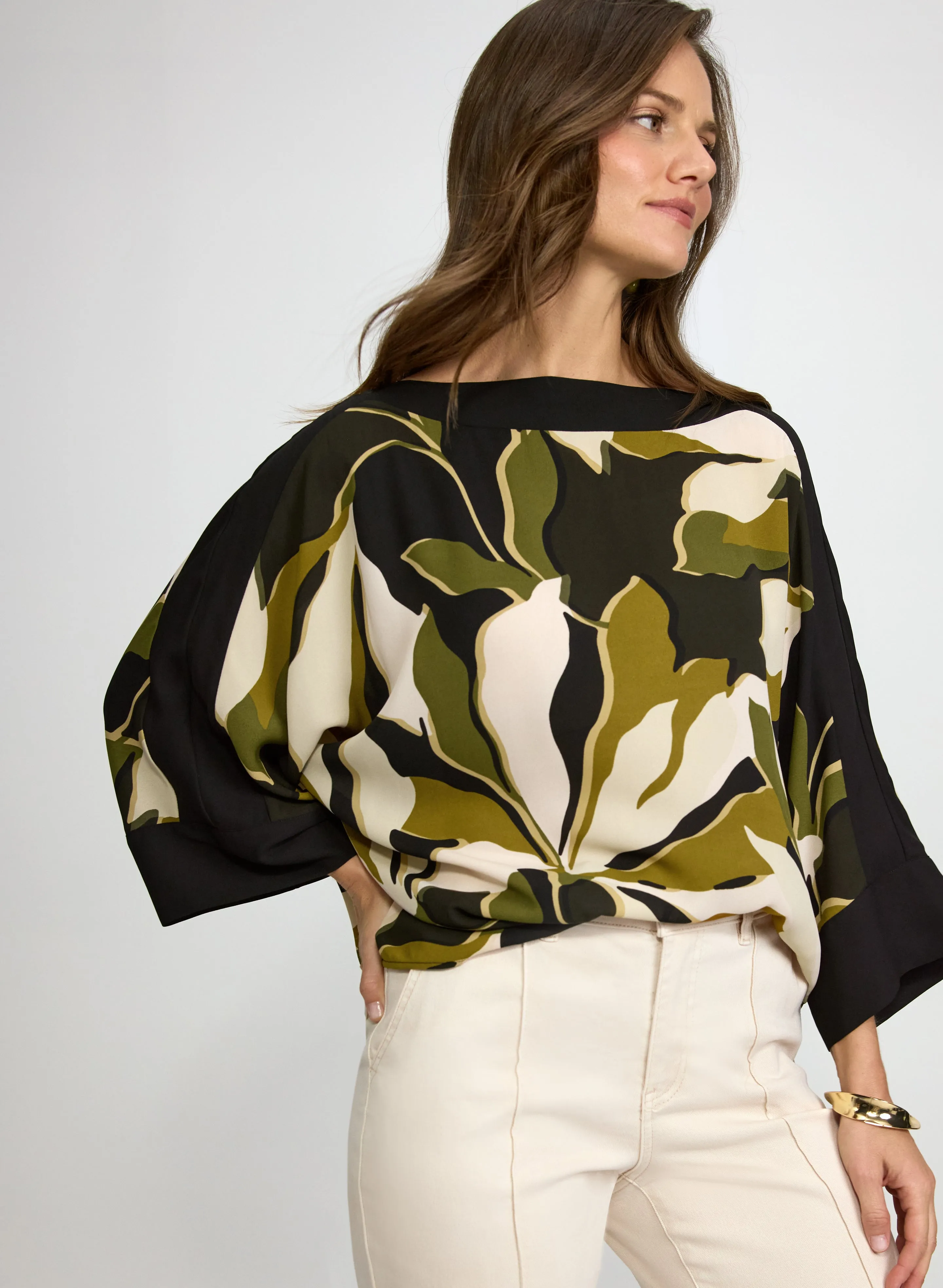 Laura Graphic Floral Print Blouse Laura Graphic Floral Print Blouse - Image 1
