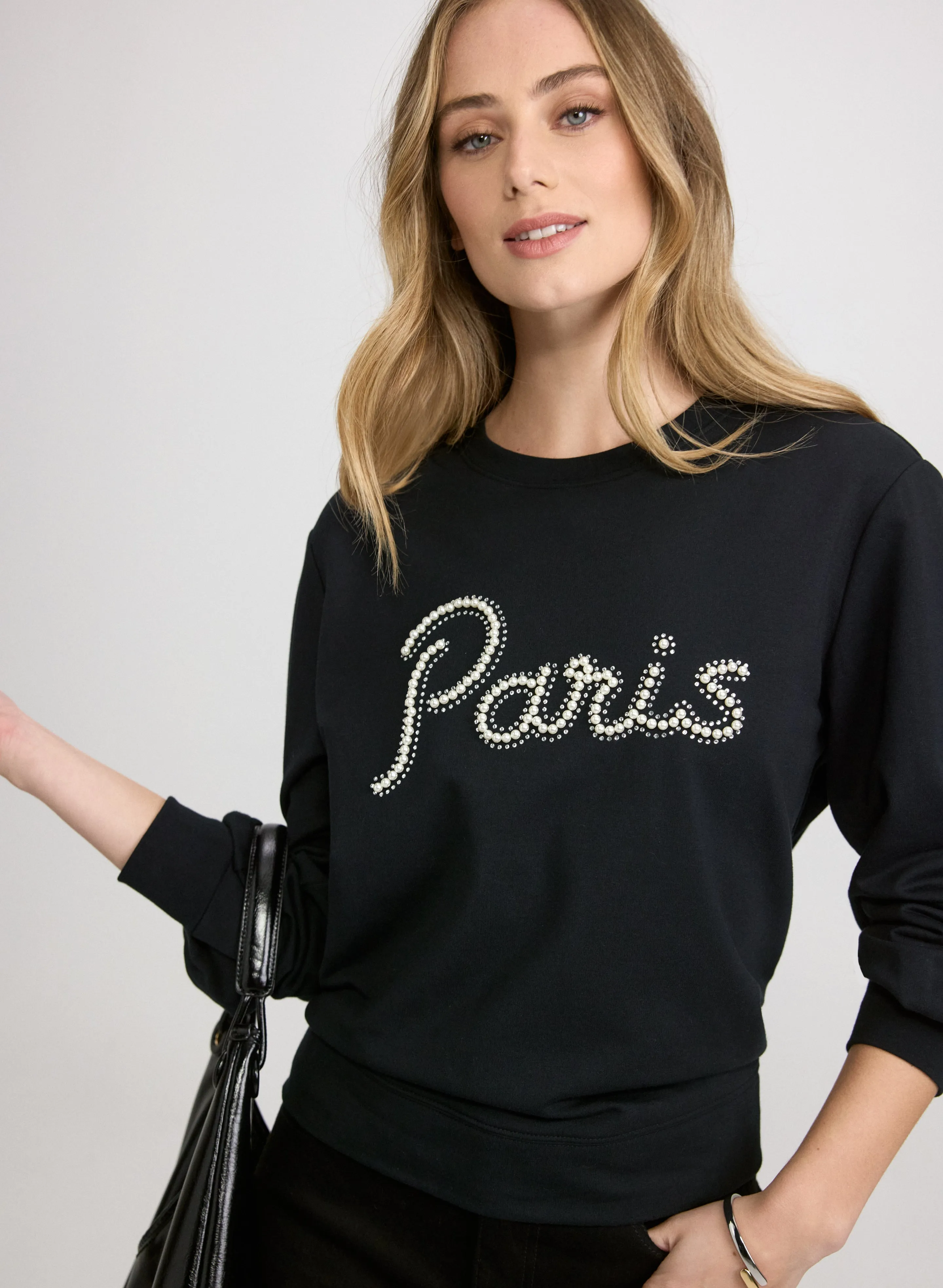 Laura Paris Pearl Sweatshirt Laura Paris Pearl Sweatshirt - Image 1