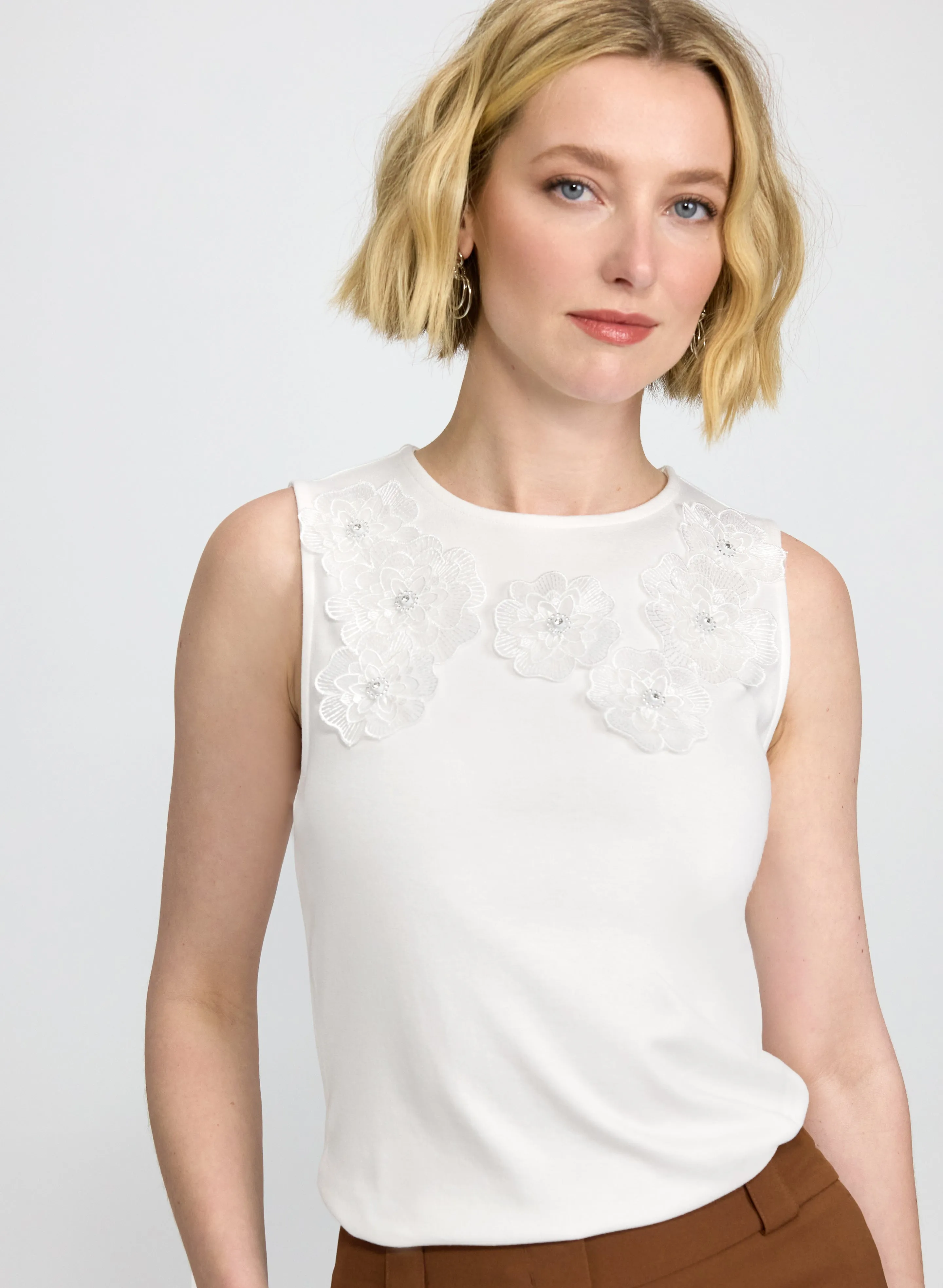 Laura Organza Floral Top Laura Organza Floral Top - Image 1