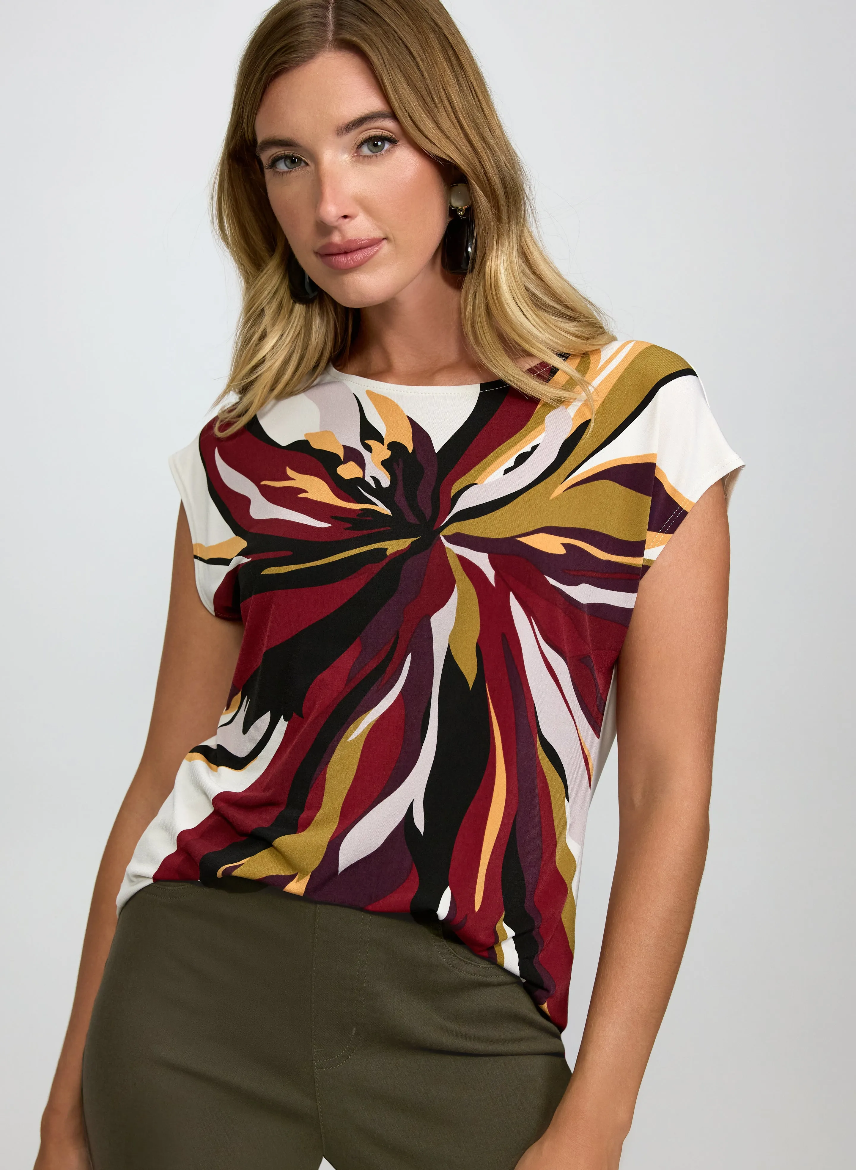 Laura Lily Print Top Laura Lily Print Top - Image 1