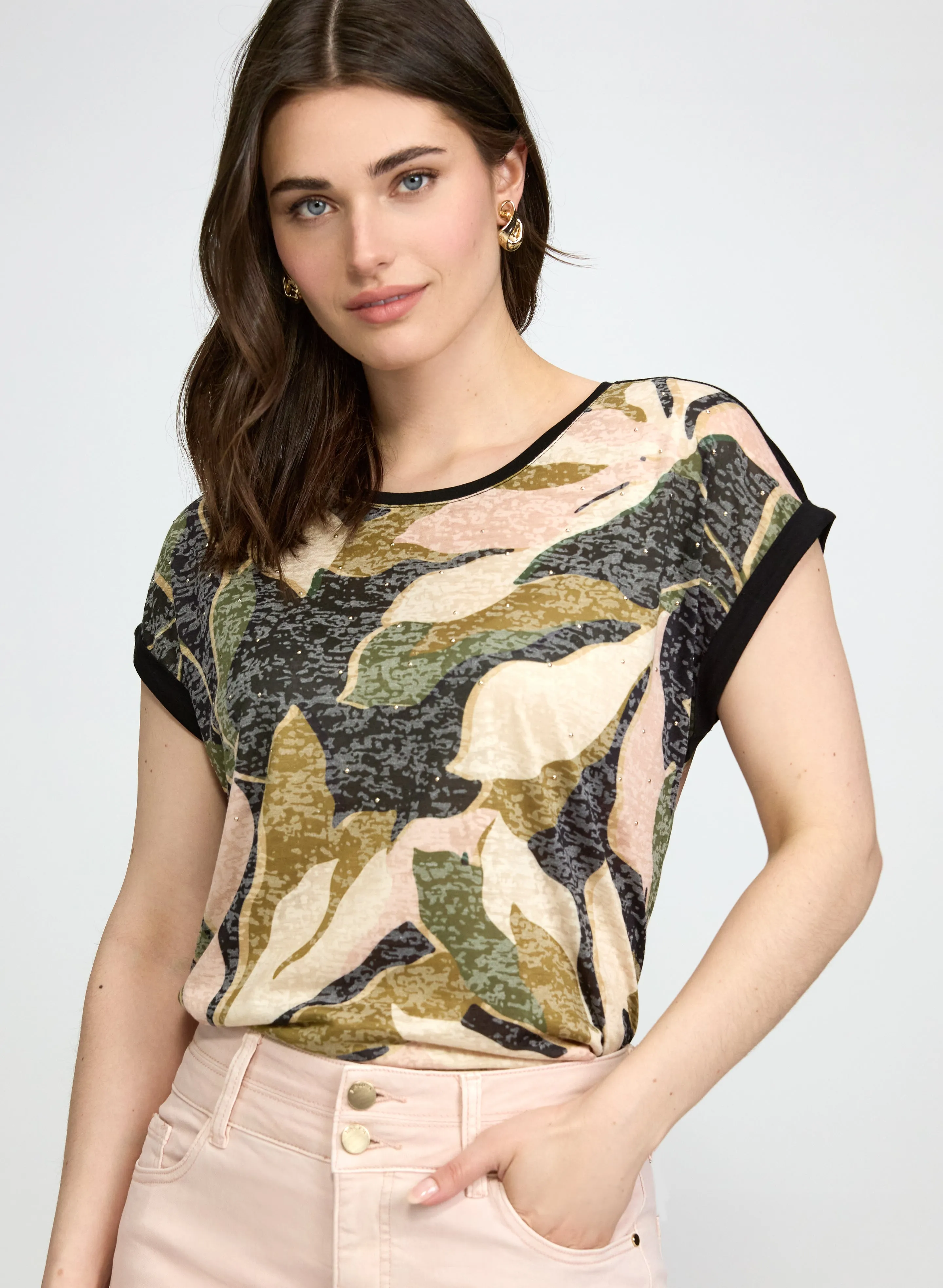 Laura Embellished Floral T-Shirt Laura Embellished Floral T-Shirt - Image 1