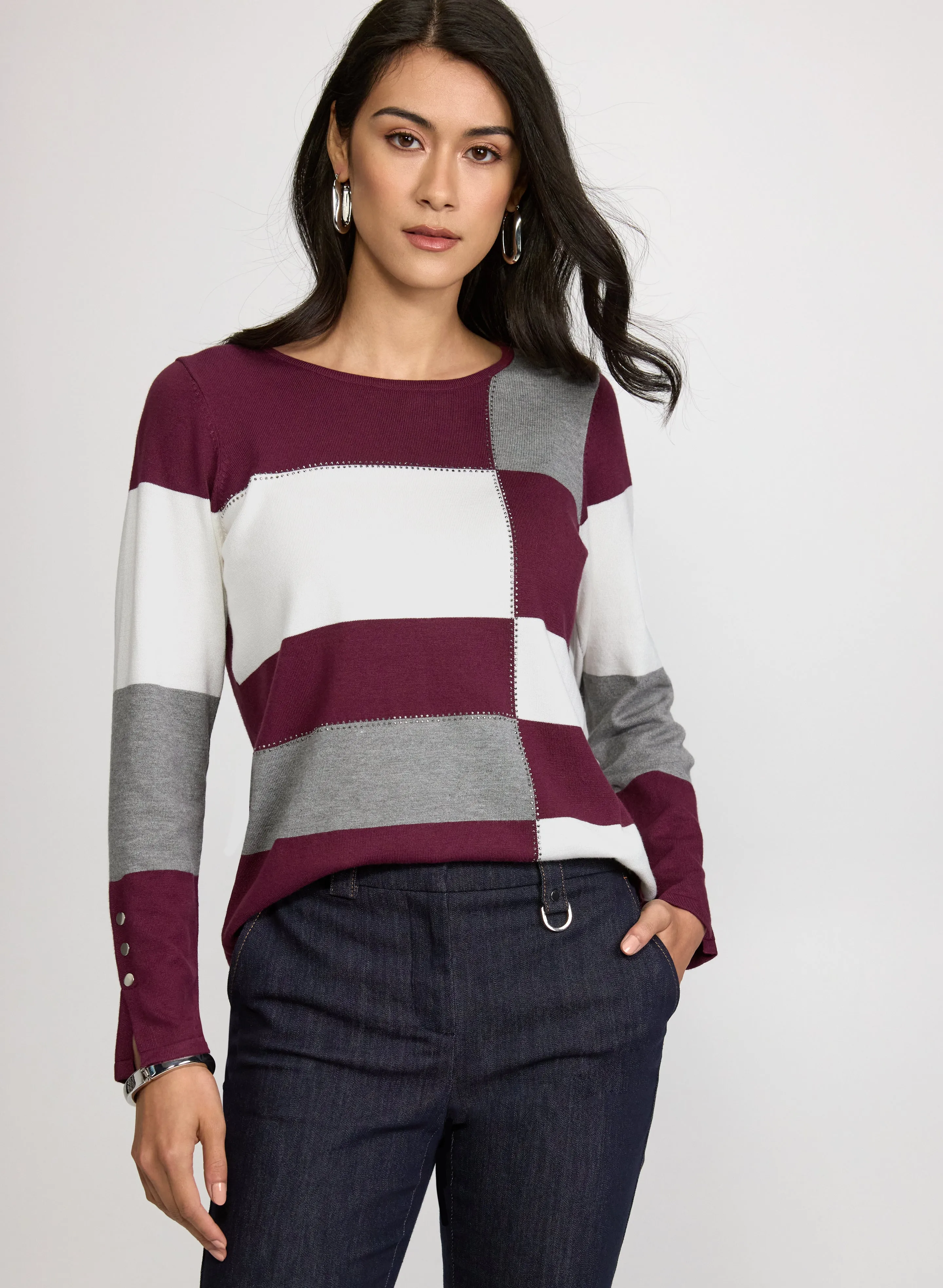 Laura Colour Block Pullover Laura Colour Block Pullover - Image 1