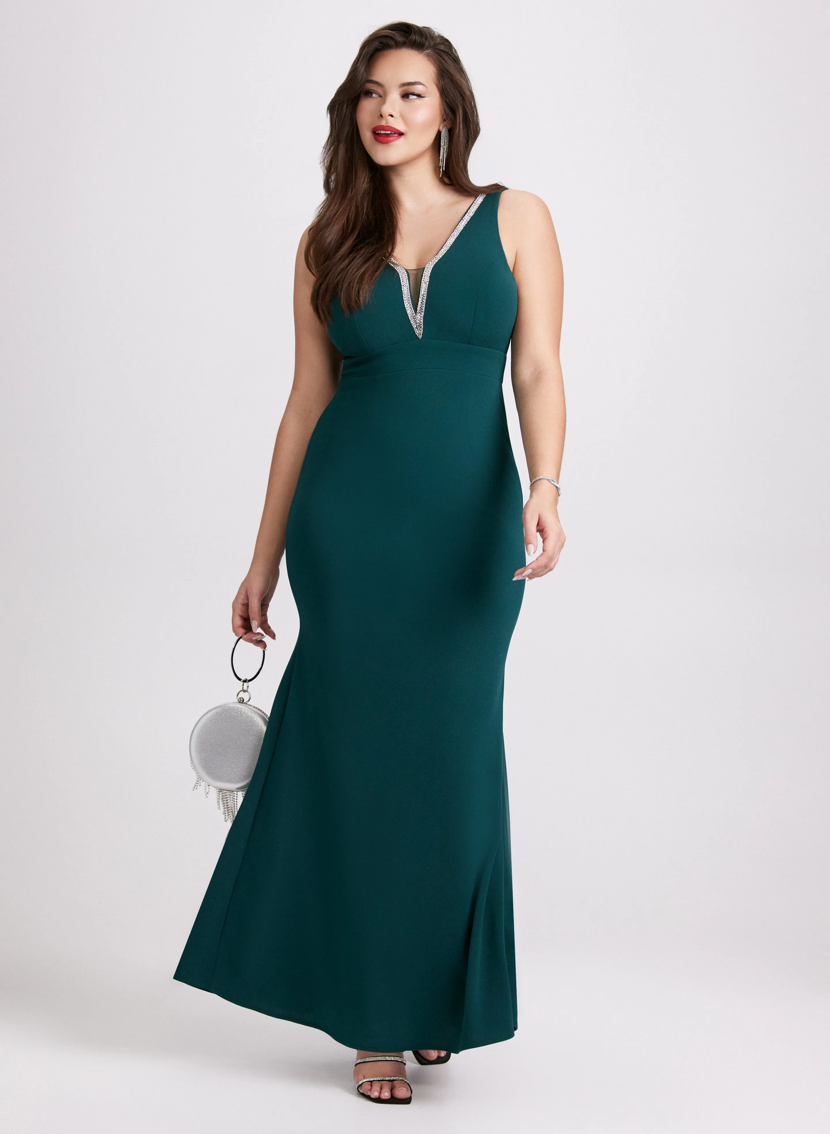 Laura Rhinestone Embellished Maxi Dress Laura Rhinestone Embellished Maxi Dress - Image 1
