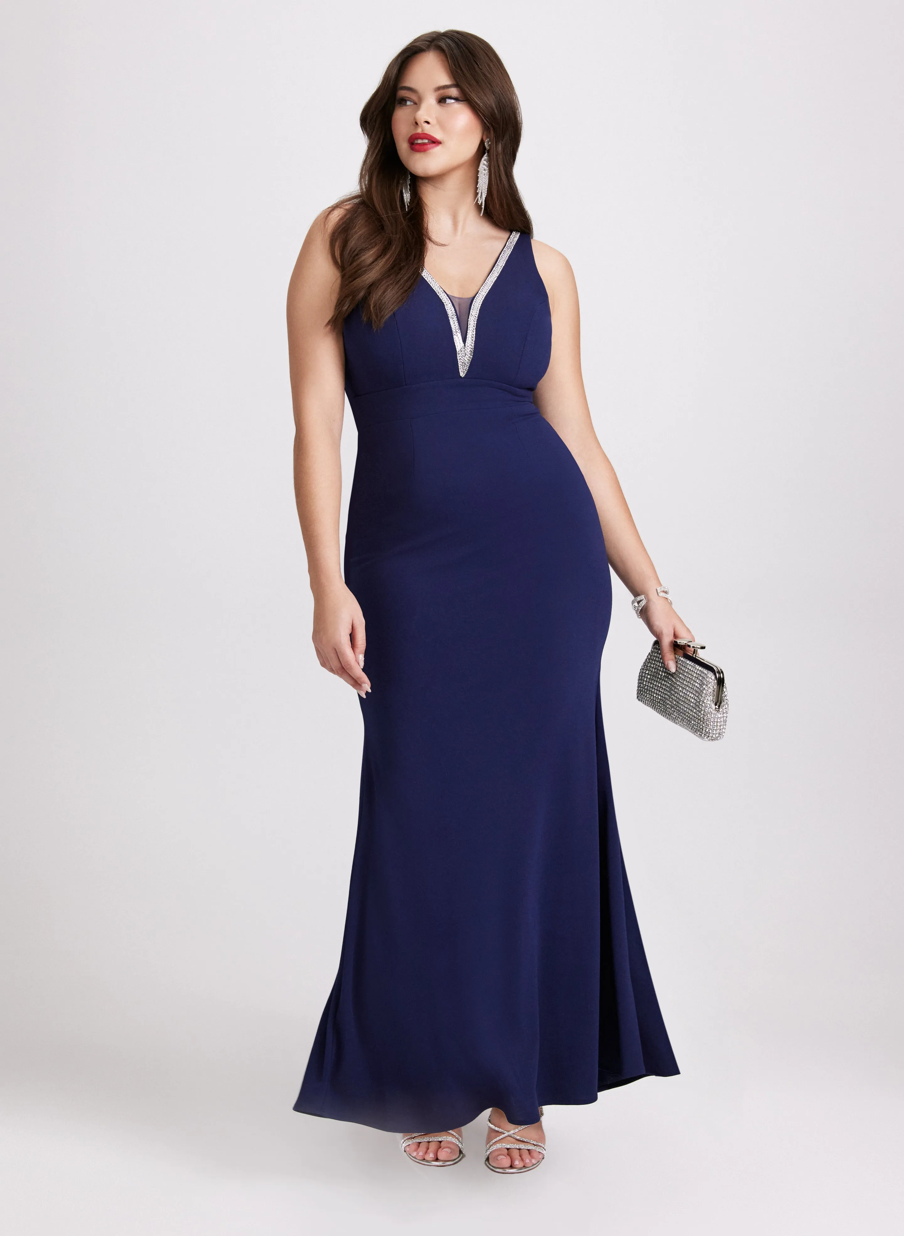 Laura Rhinestone Embellished Maxi Dress Laura Rhinestone Embellished Maxi Dress - Image 1