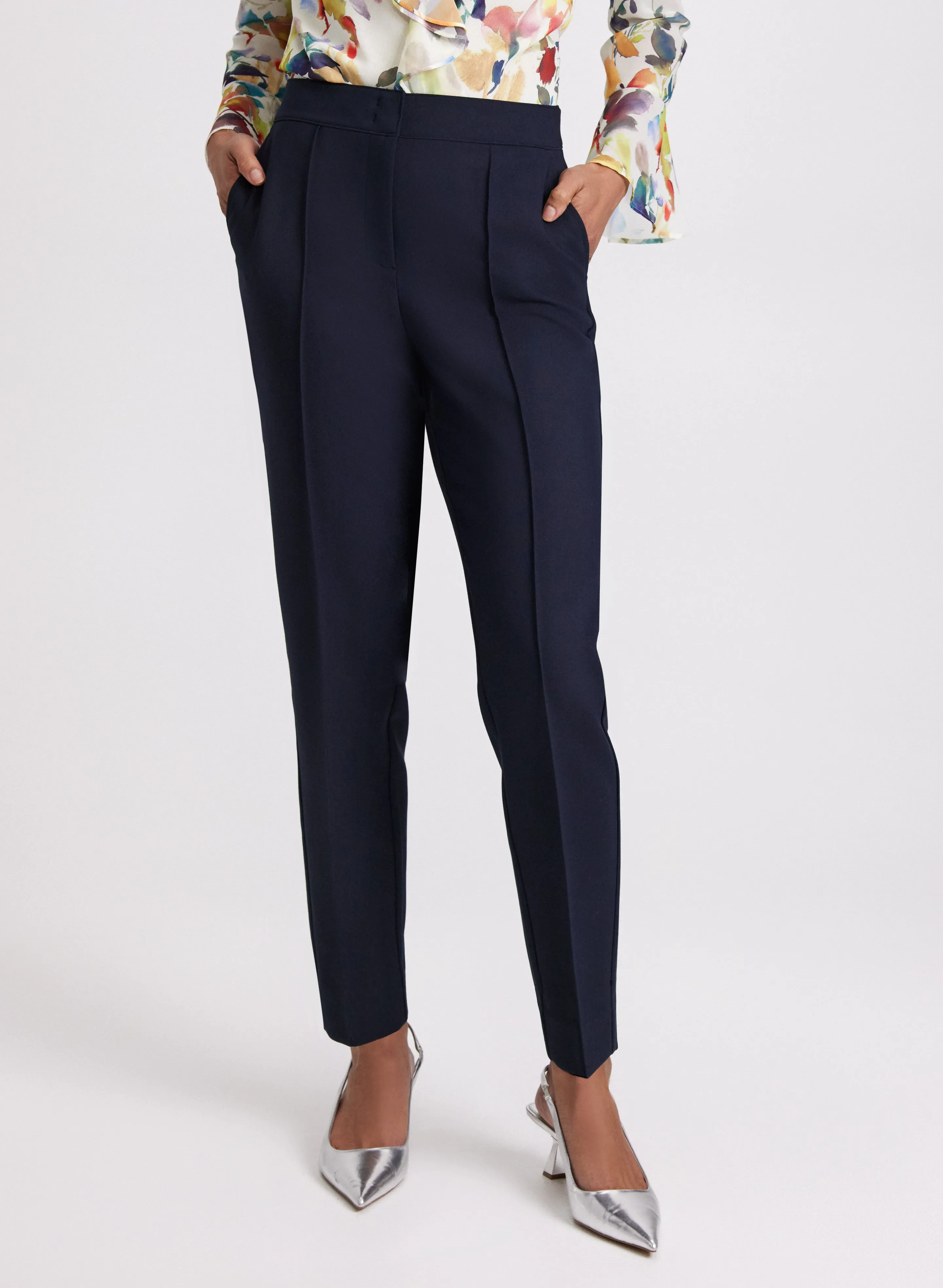 Laura Emma Seamed Slim-Leg Pants Laura Emma Seamed Slim-Leg Pants - Image 1
