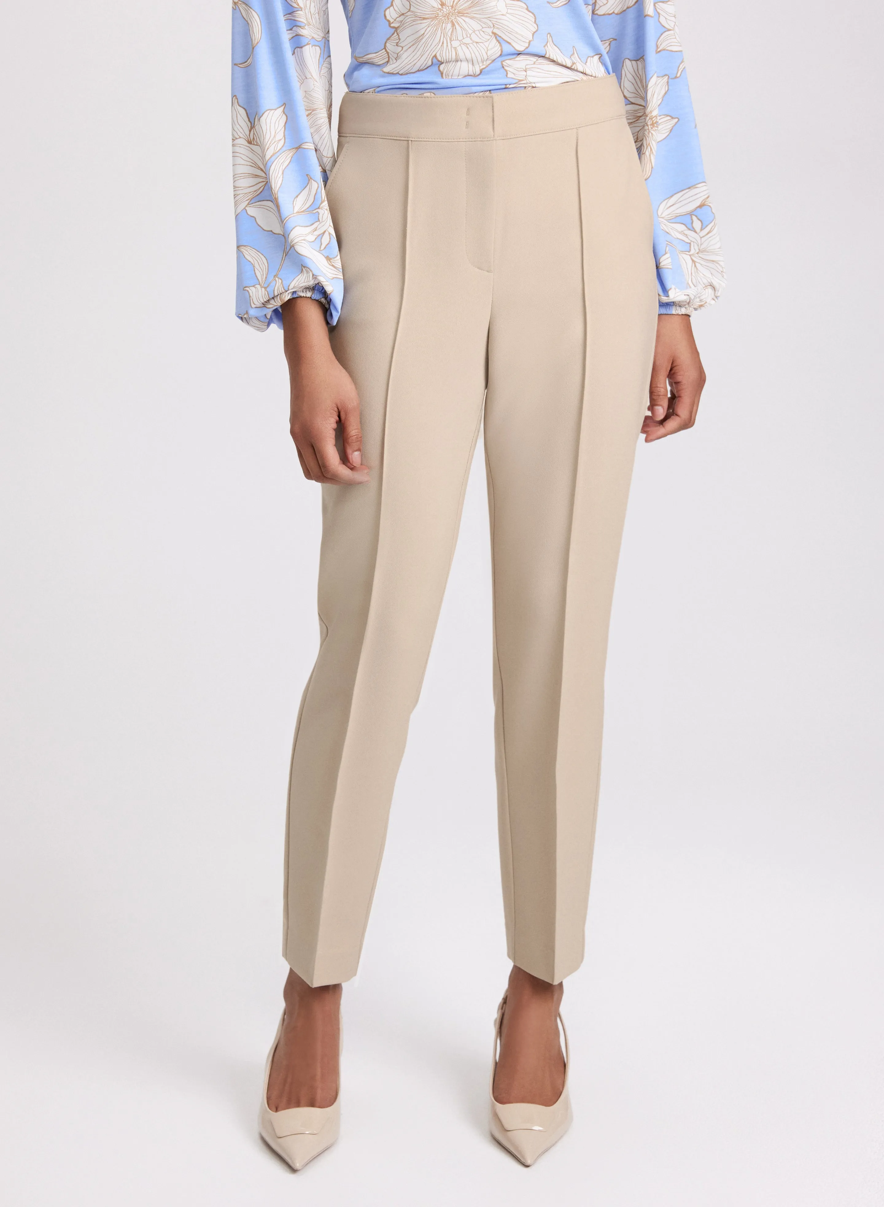 Laura Emma Seamed Slim-Leg Pants Laura Emma Seamed Slim-Leg Pants - Image 1