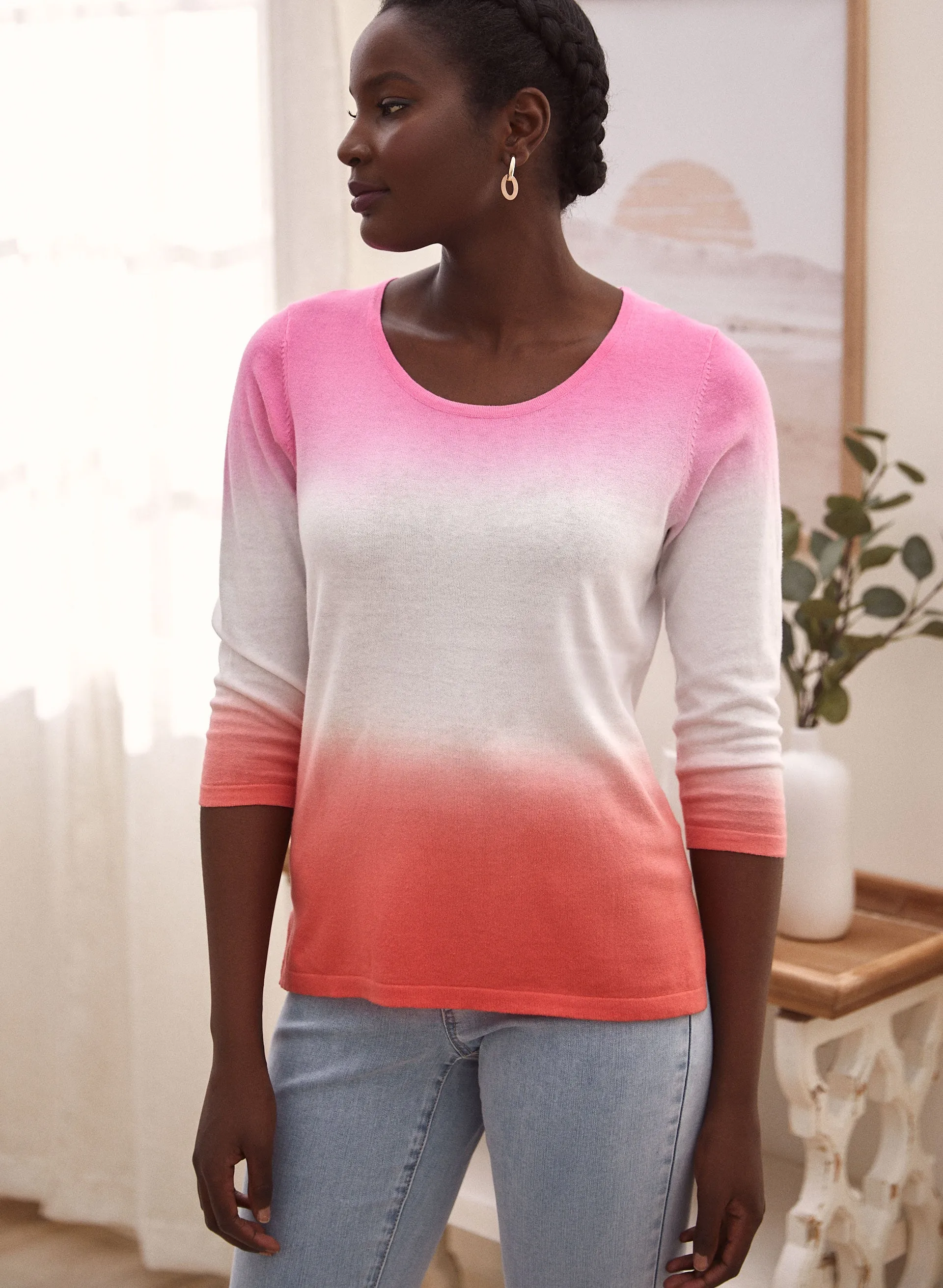 Laura Ombré Dip Dye Sweater Laura Ombré Dip Dye Sweater - Image 1