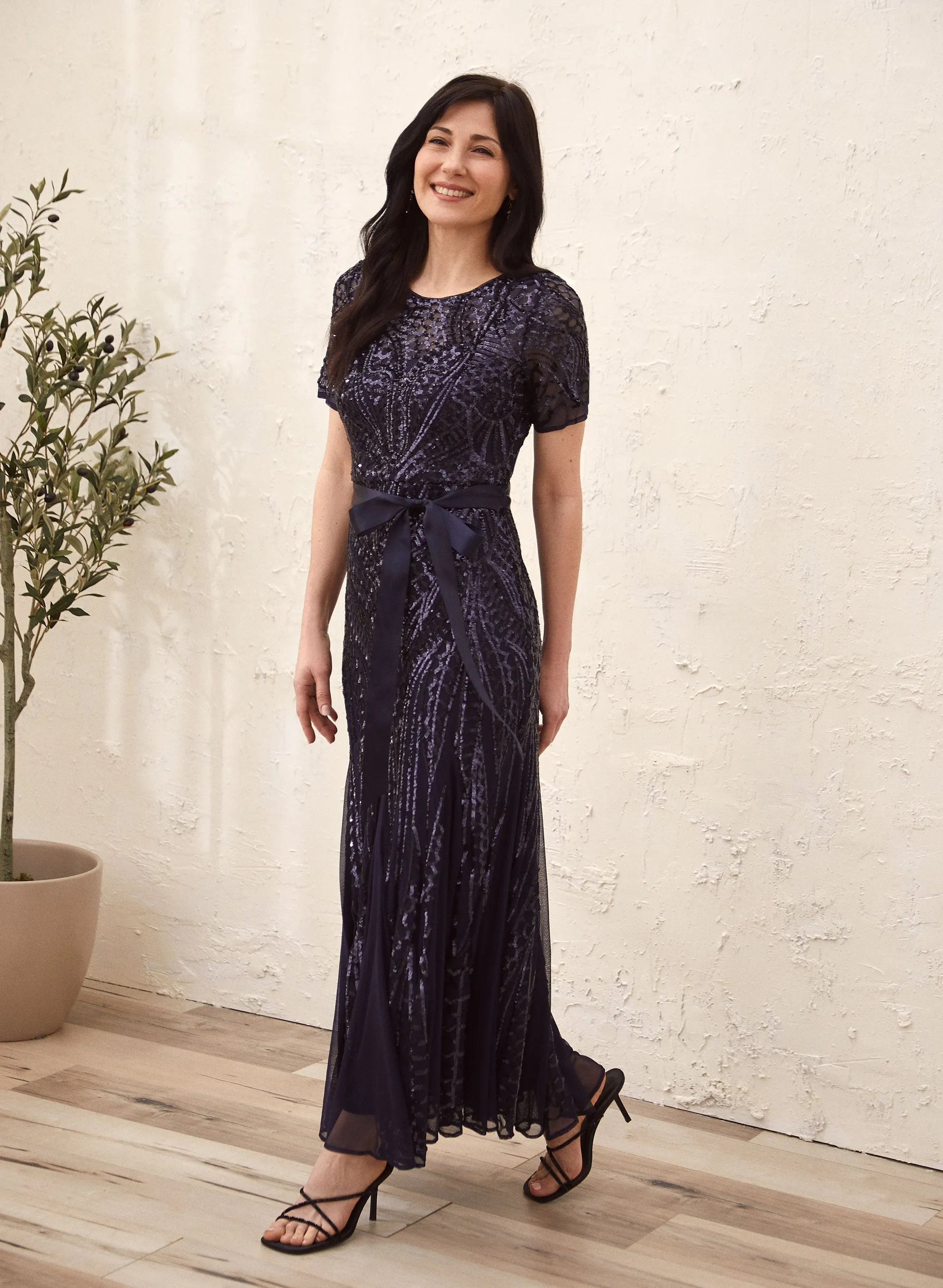 Laura Sequin & Mesh Dress Laura Sequin & Mesh Dress - Image 1