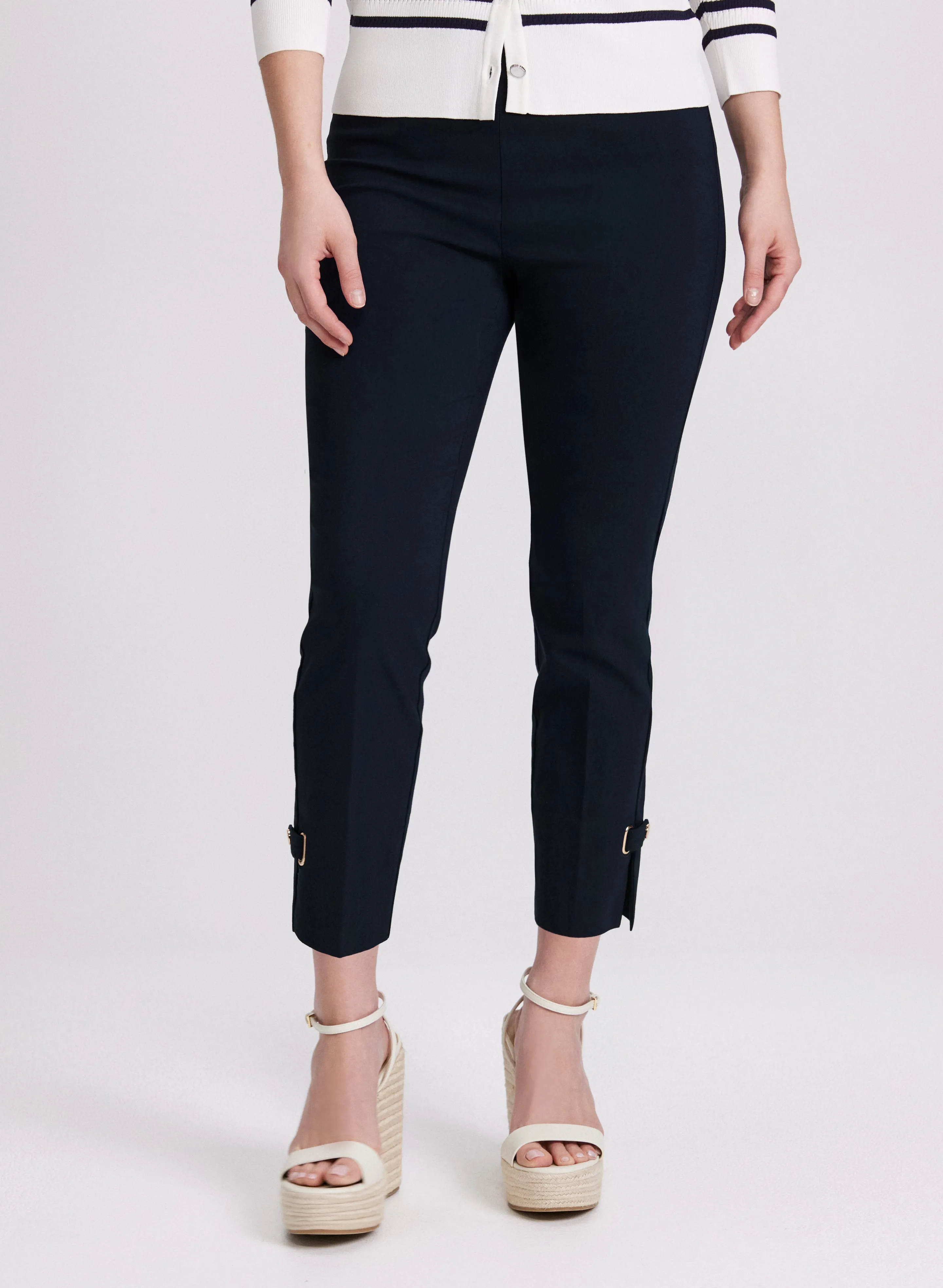 Laura Sofia Slim-Leg Pants - Short Laura Sofia Slim-Leg Pants - Short - Image 1