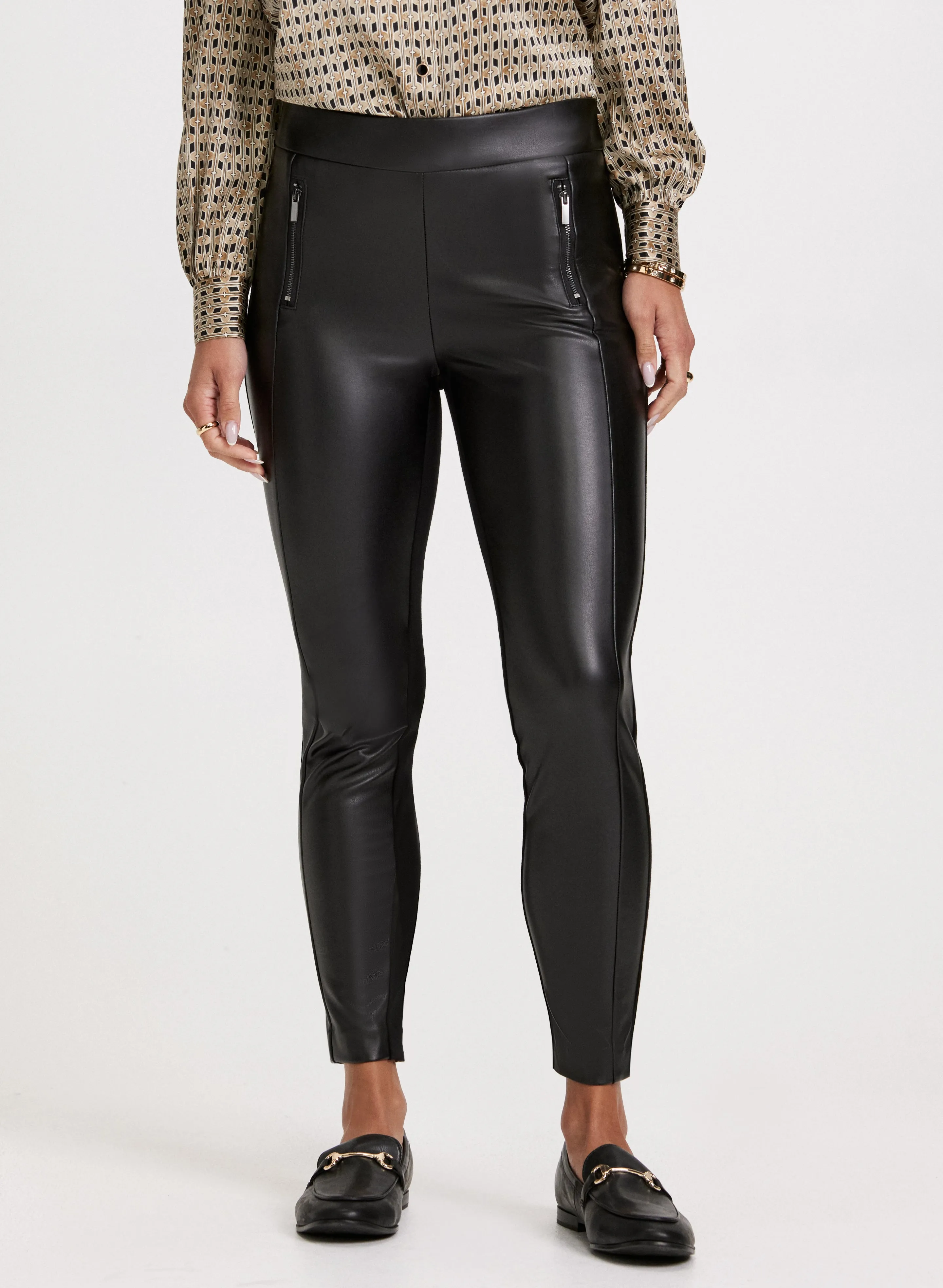 Laura Chloe Vegan Leather Leggings Laura Chloe Vegan Leather Leggings - Image 1