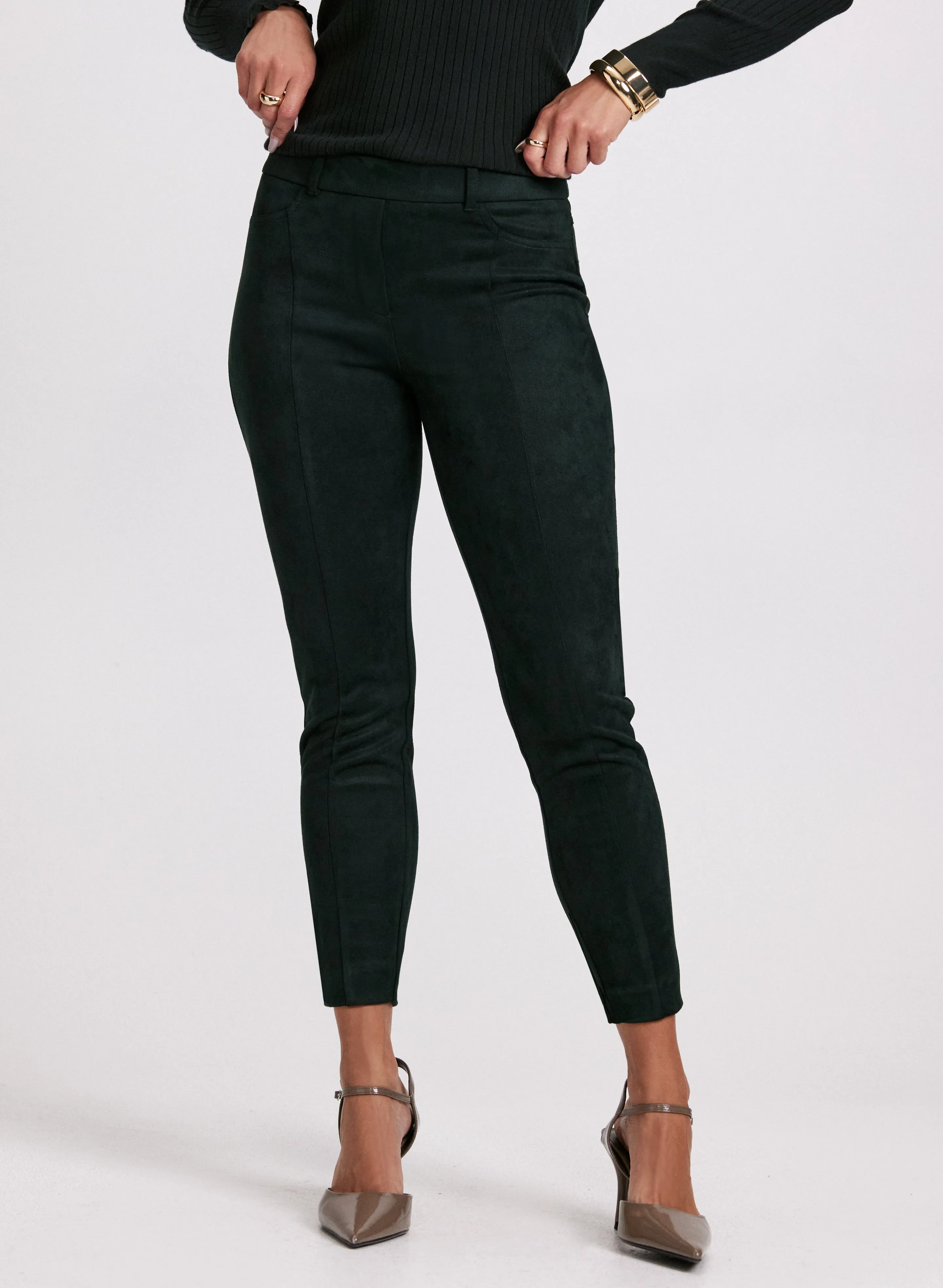 Laura Faux-Suede Chloe Leggings Laura Faux-Suede Chloe Leggings - Image 1
