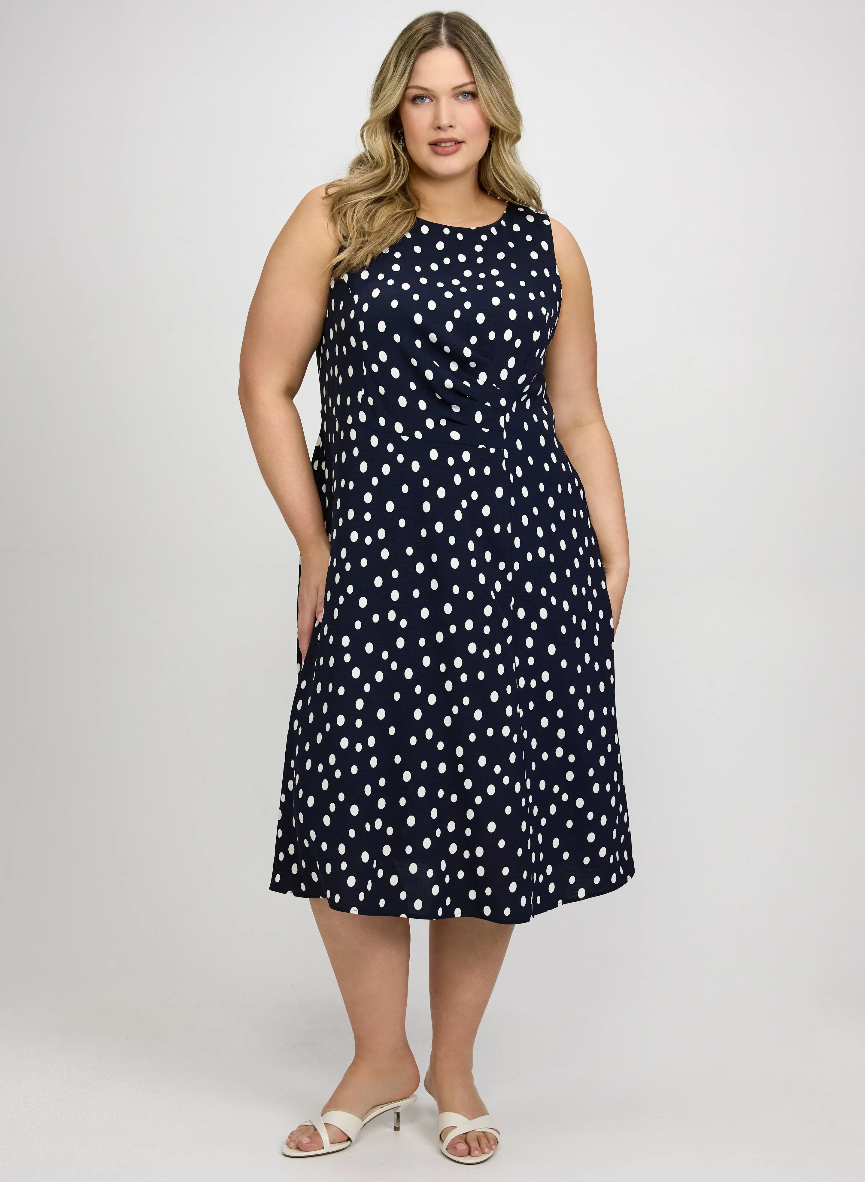Laura Polka Dot Midi Dress Laura Polka Dot Midi Dress - Image 1