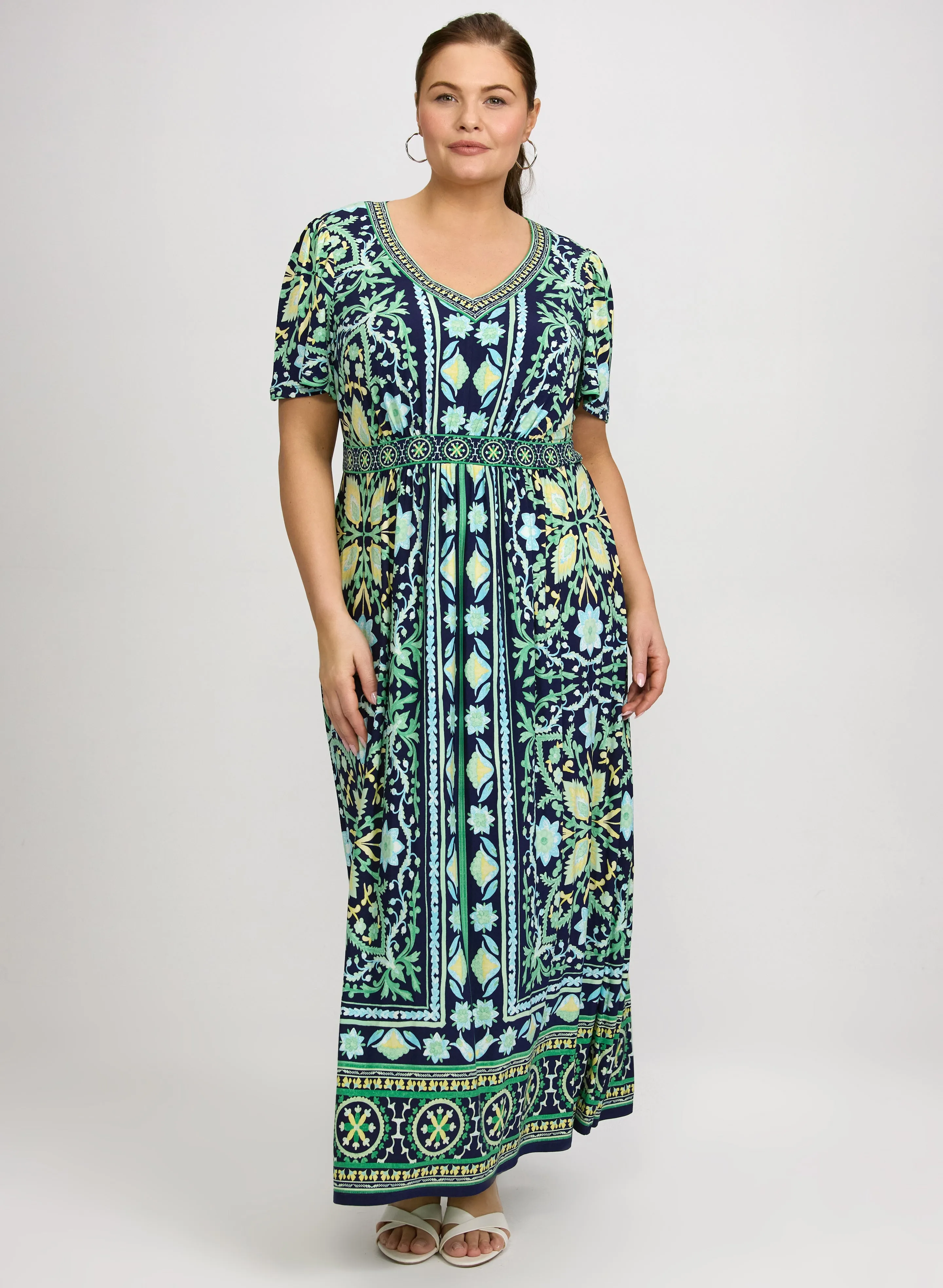 Laura Ornate Floral Print Dress Laura Ornate Floral Print Dress - Image 1