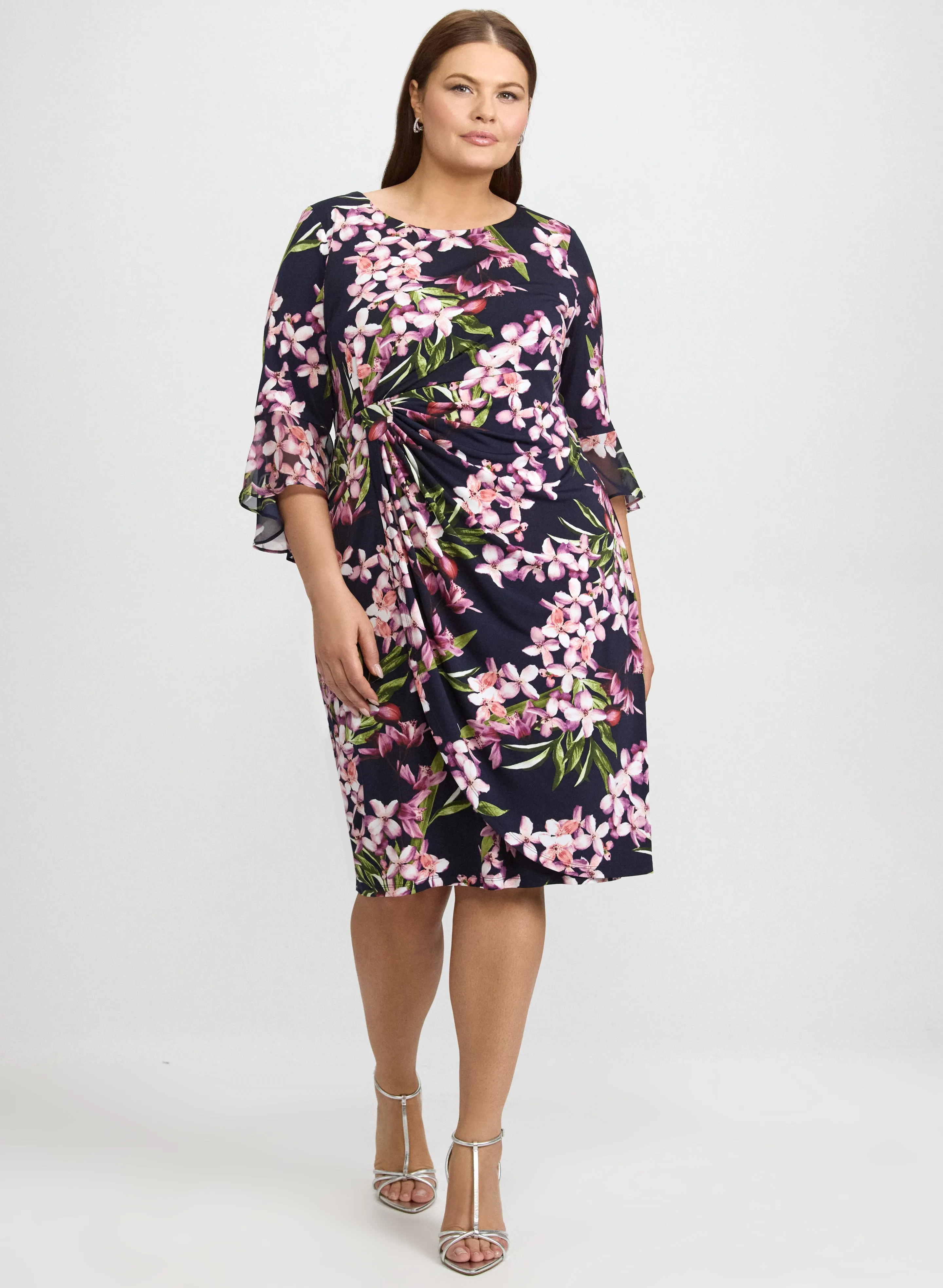 Laura Floral Jersey Dress Laura Floral Jersey Dress - Image 1