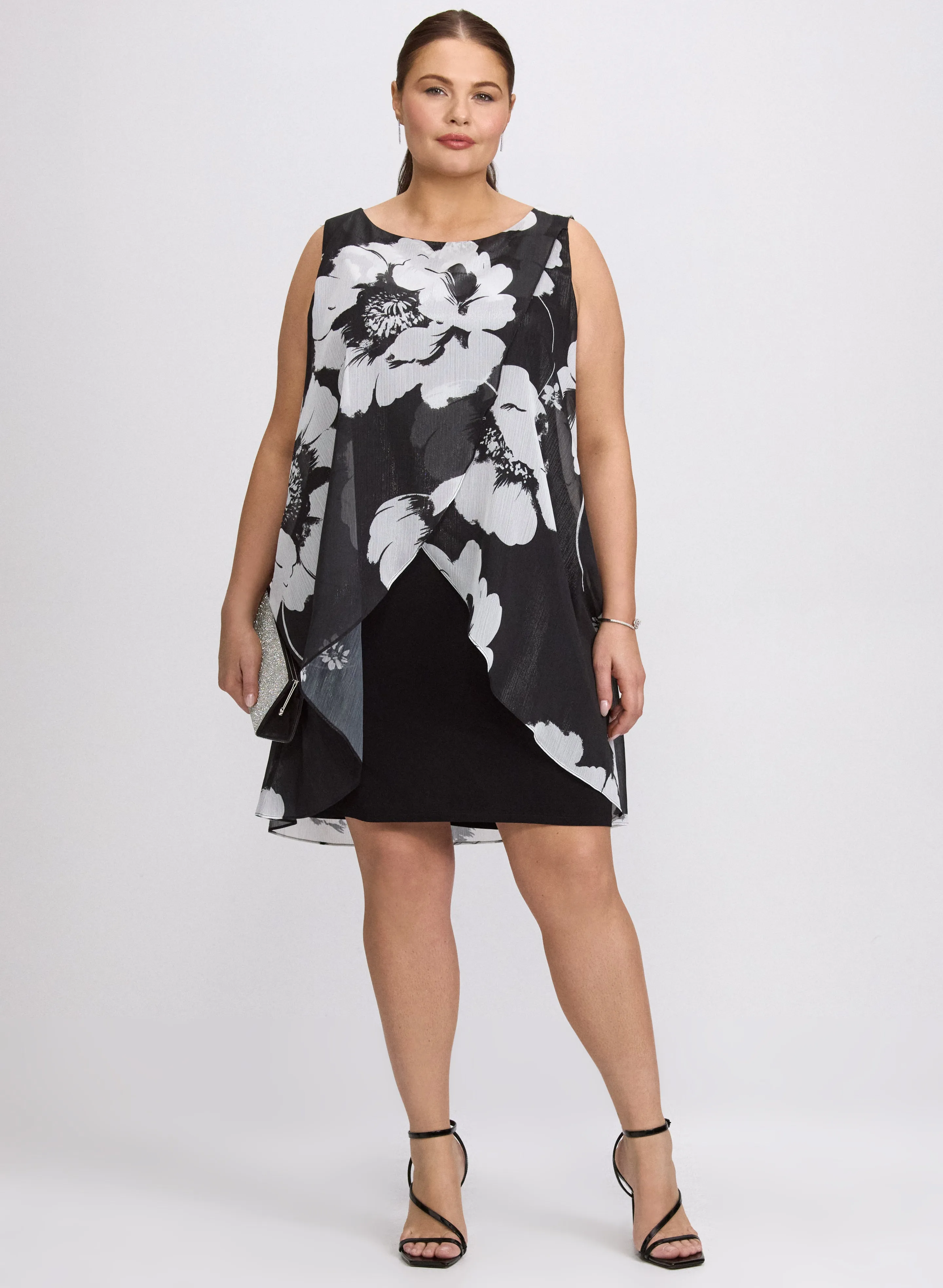 Laura Metallic Floral Dress Laura Metallic Floral Dress - Image 1