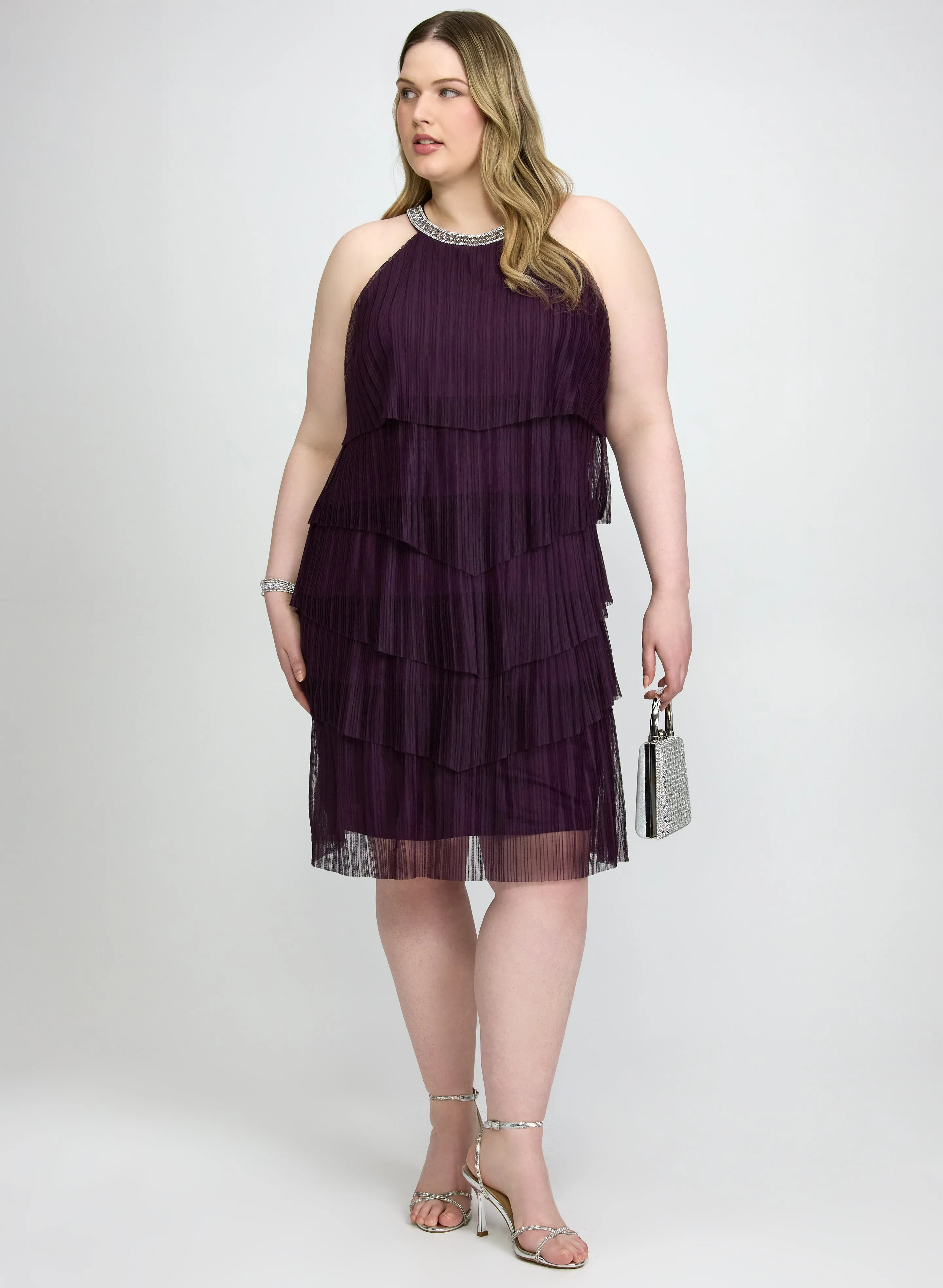 Laura Tiered Mesh Dress Laura Tiered Mesh Dress - Image 1