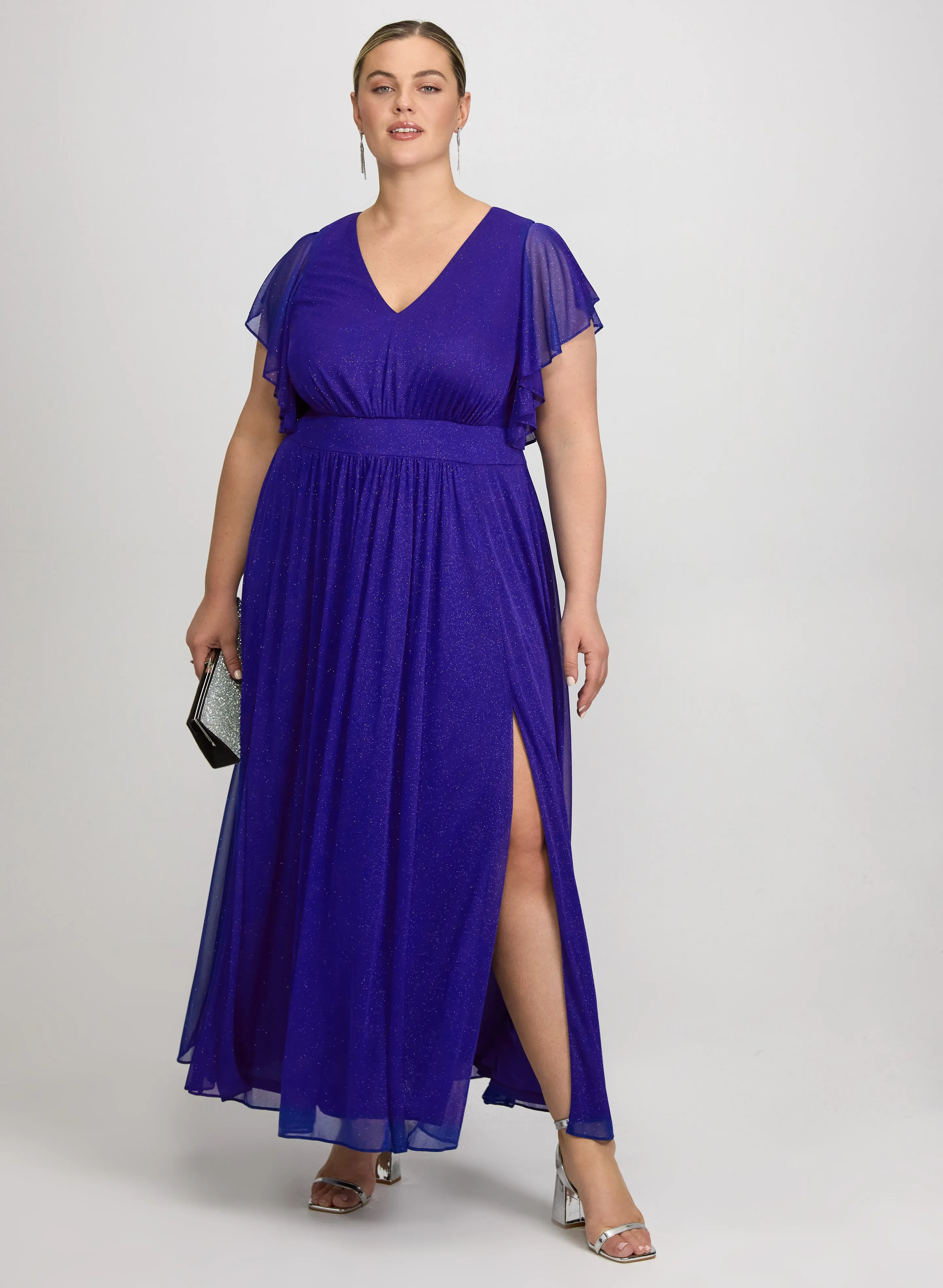 Laura Glitter Mesh Dress Laura Glitter Mesh Dress - Image 1