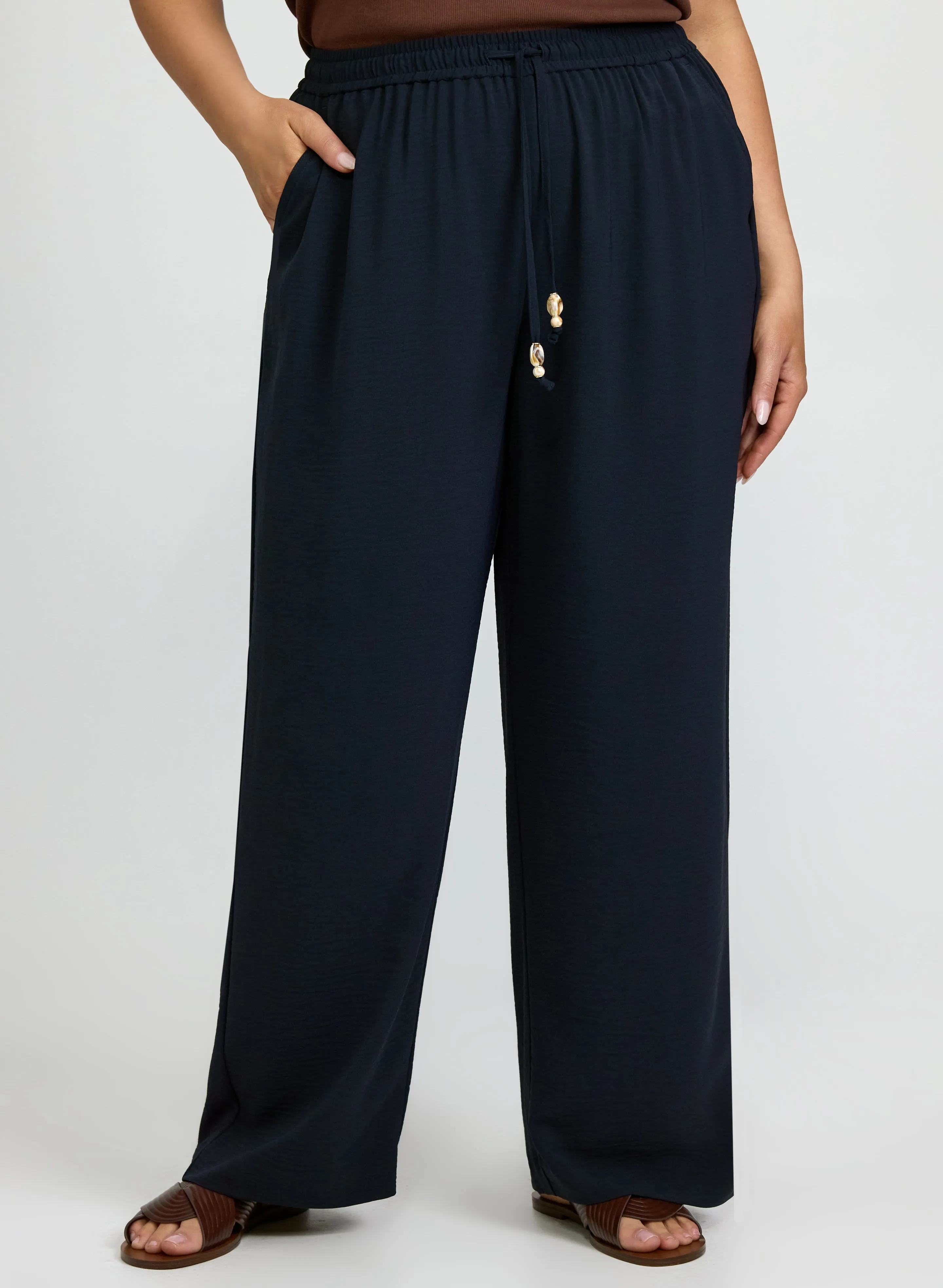 Laura Pull-On Straight-Leg Pants Laura Pull-On Straight-Leg Pants - Image 1