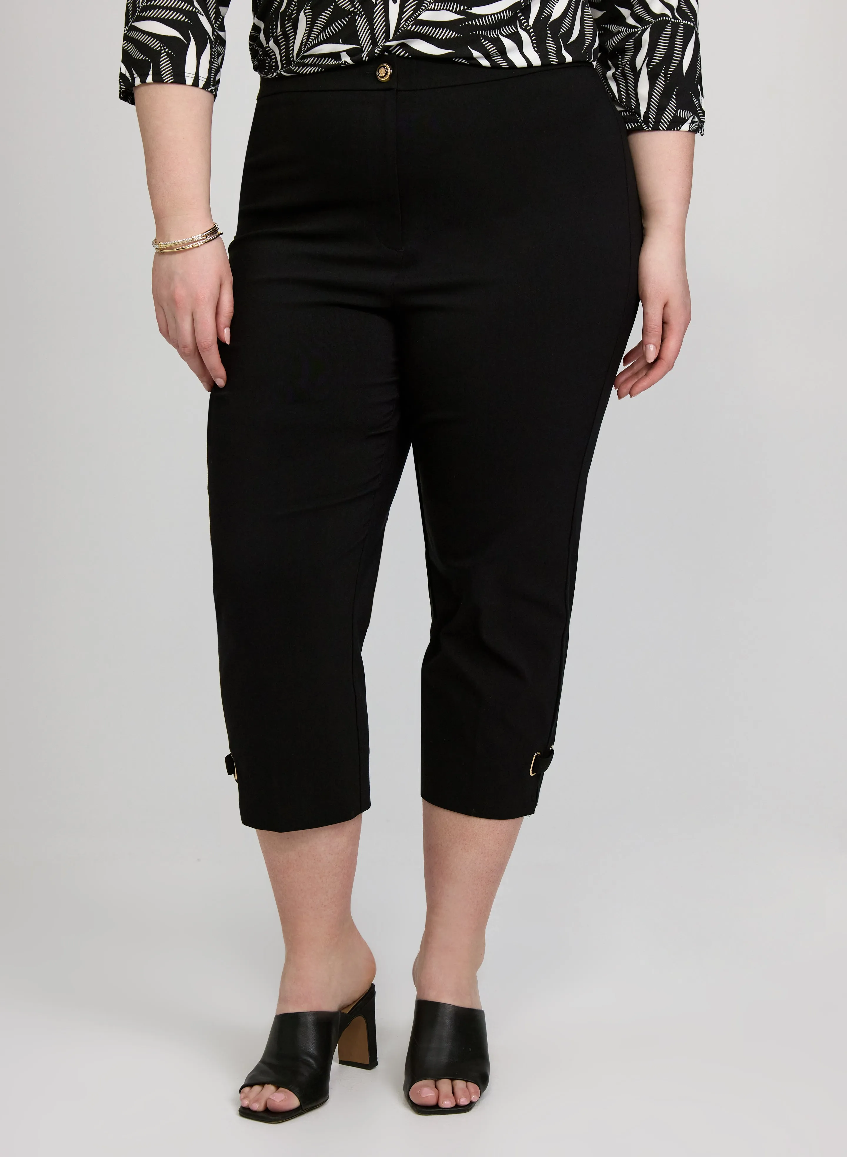 Laura Slim-Leg Bengaline Capris Laura Slim-Leg Bengaline Capris - Image 1