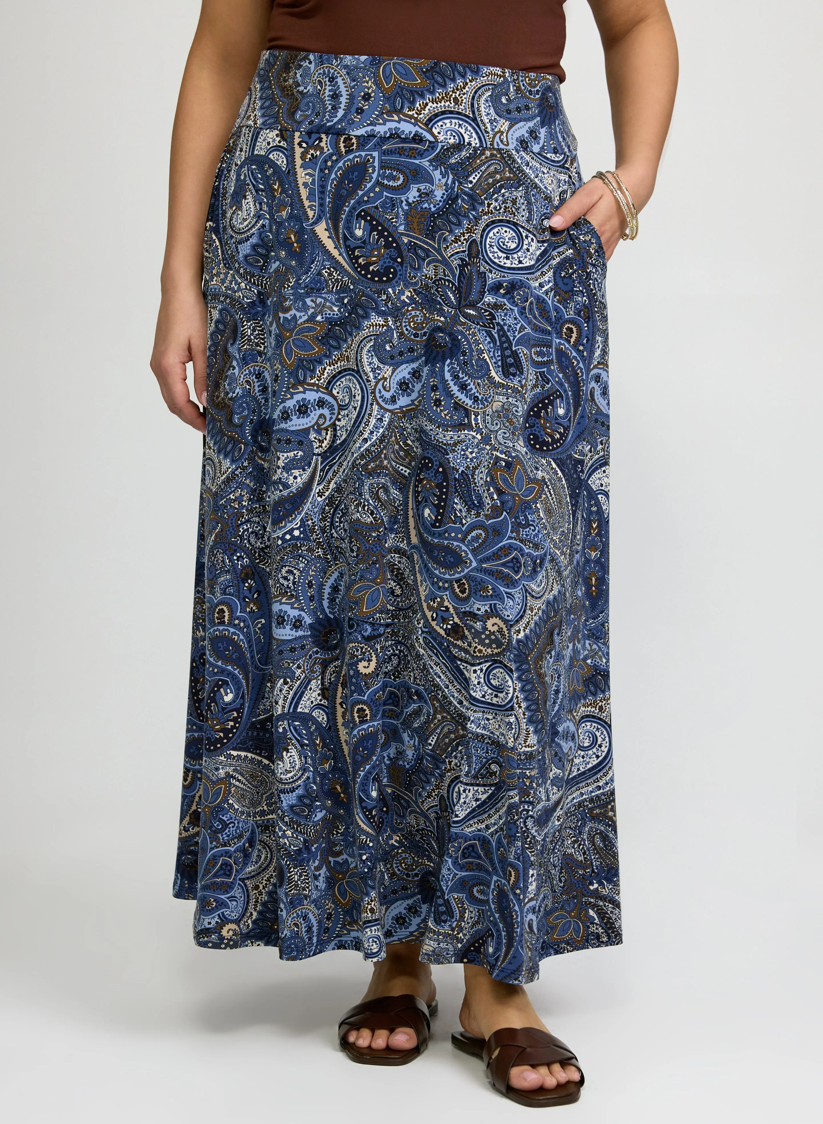 Laura Paisley Maxi Skirt Laura Paisley Maxi Skirt - Image 1