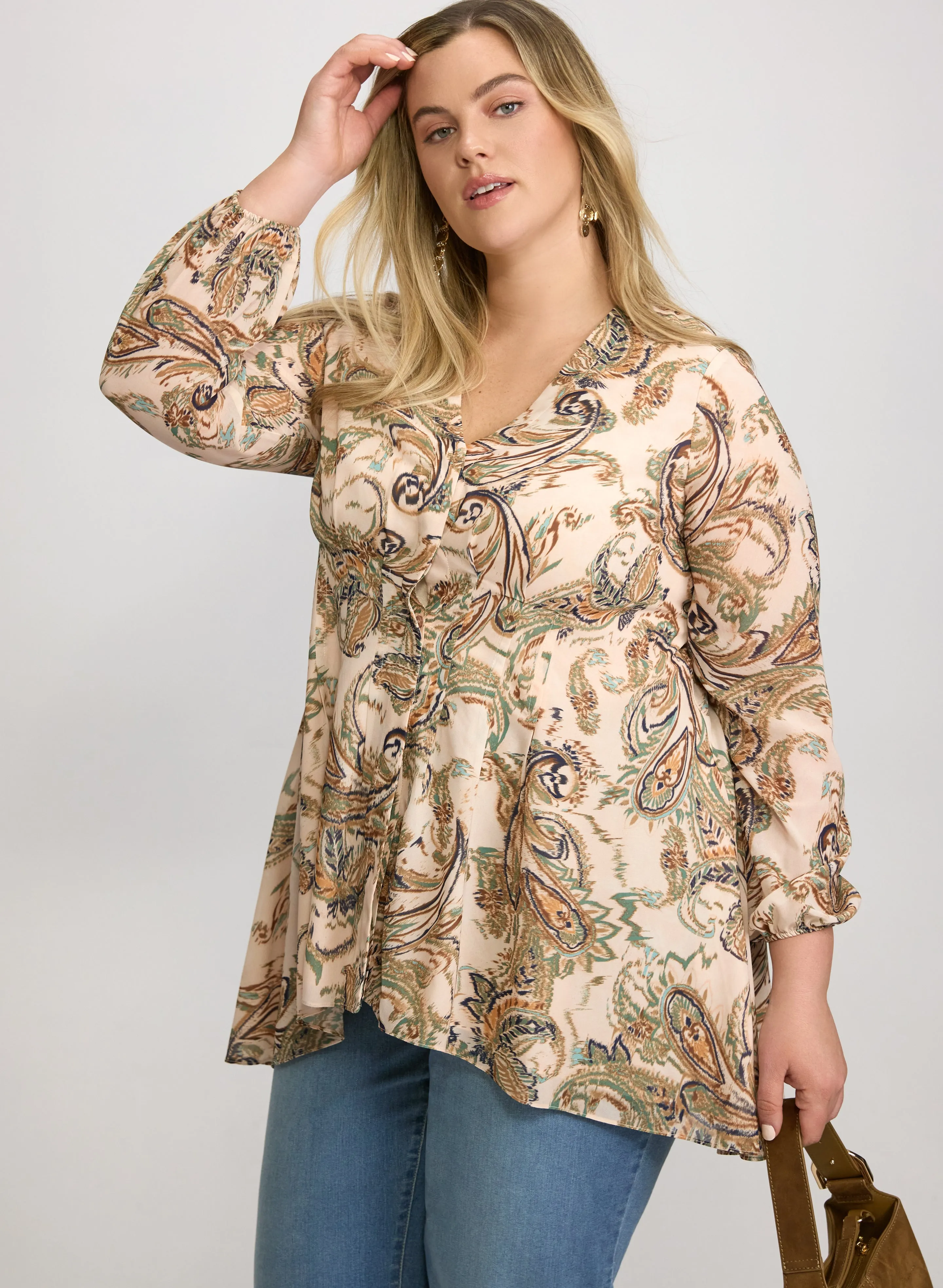 Laura Paisley Long Sleeve Blouse Laura Paisley Long Sleeve Blouse - Image 1