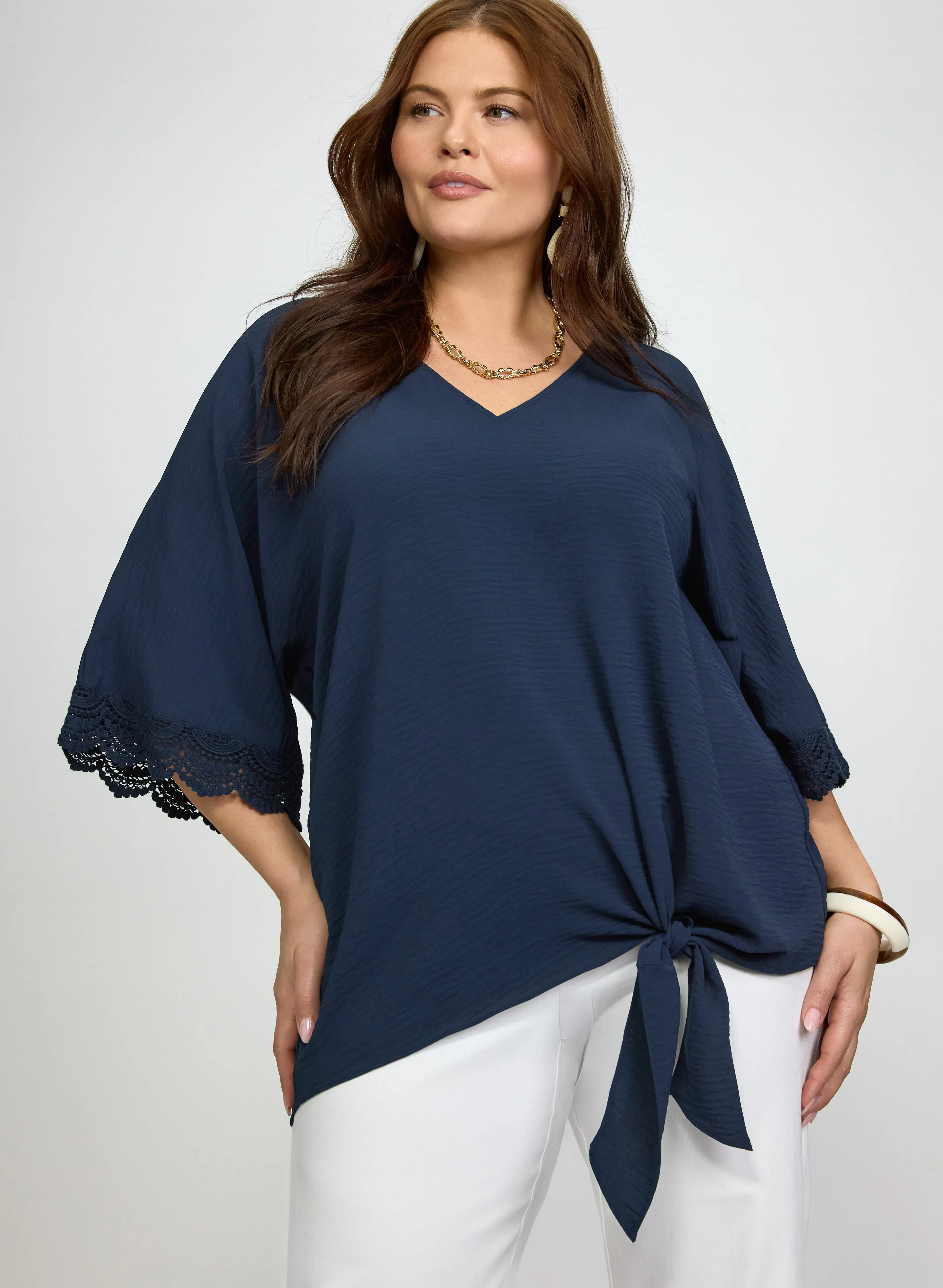Laura Crochet Trim Blouse Laura Crochet Trim Blouse - Image 1