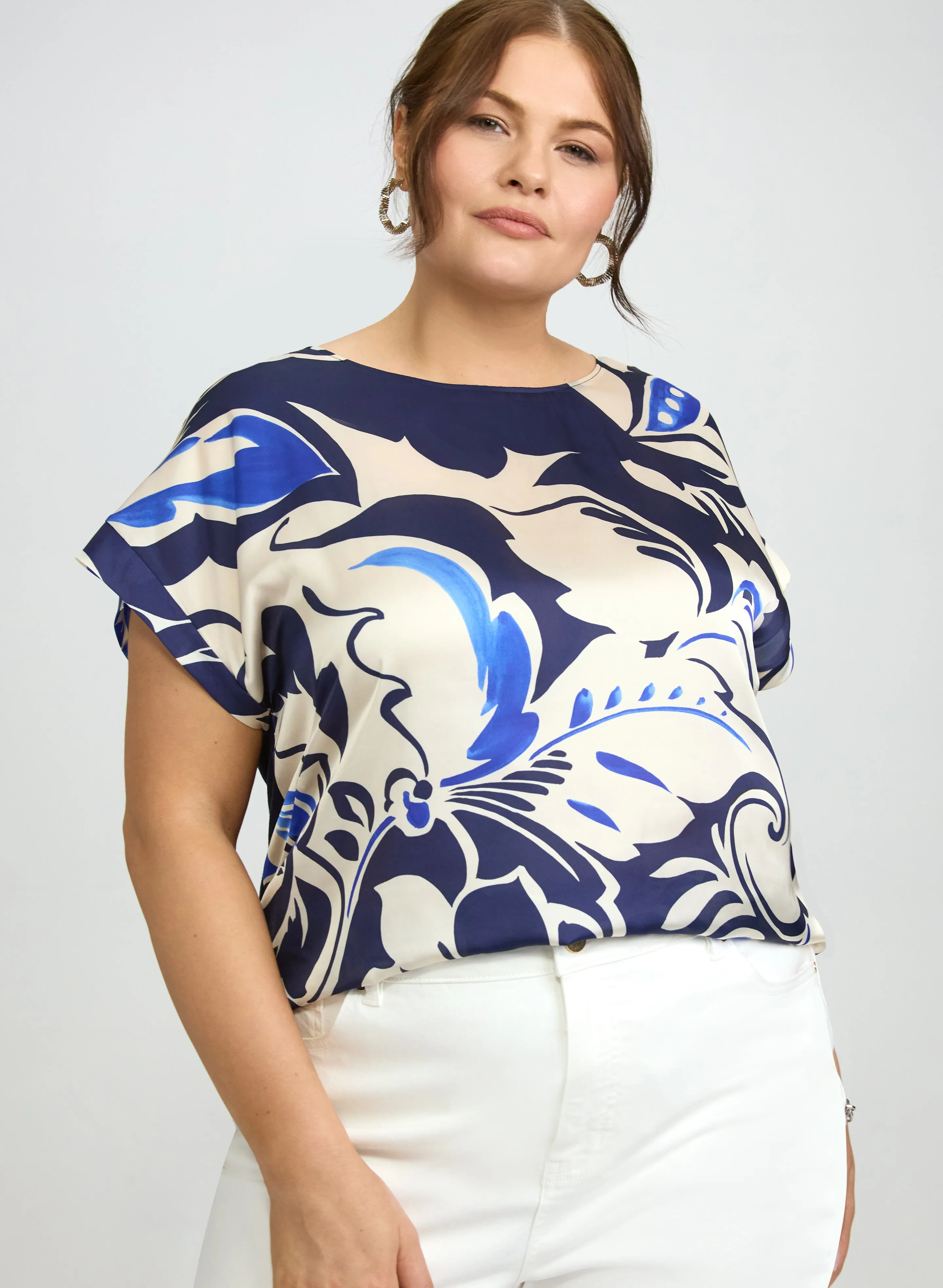 Laura Floral Cap Sleeve Top Laura Floral Cap Sleeve Top - Image 1