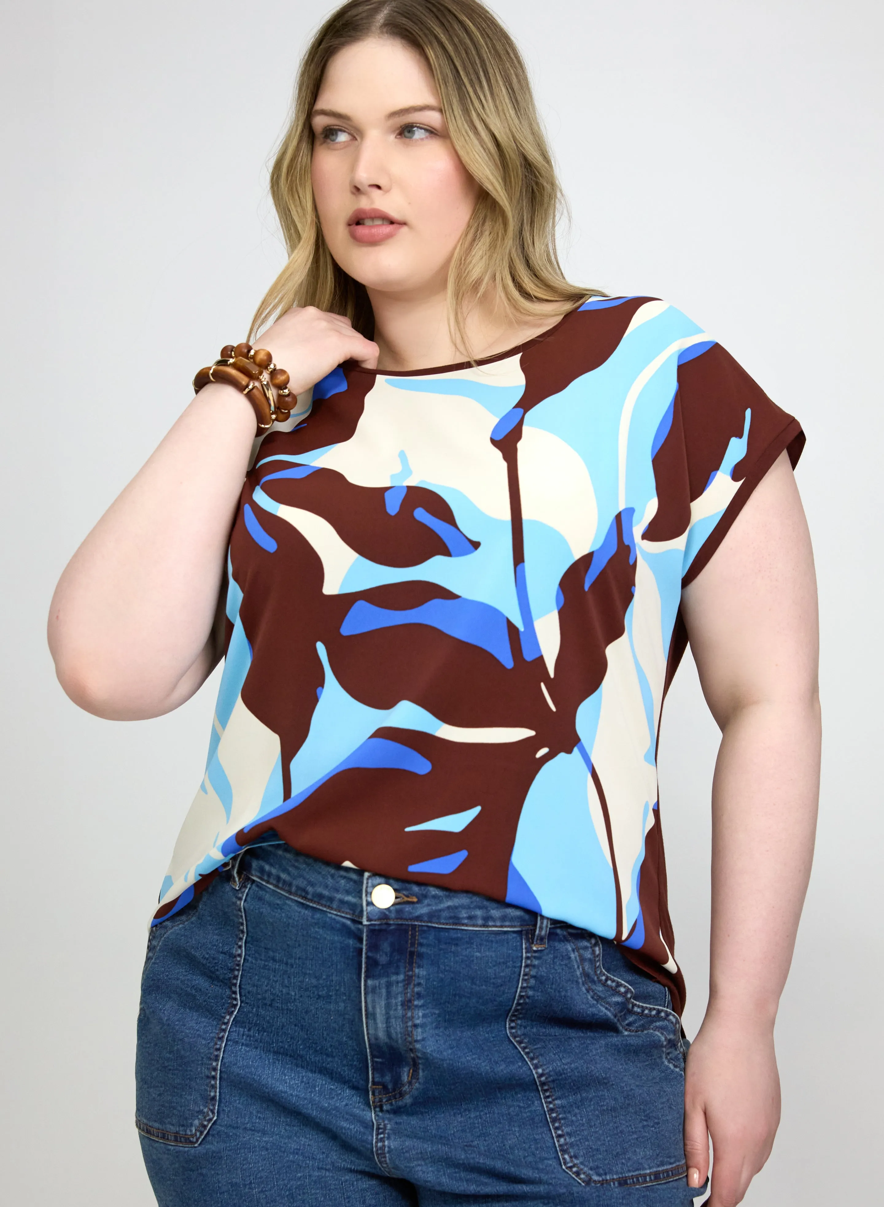 Laura Floral Front Top Laura Floral Front Top - Image 1