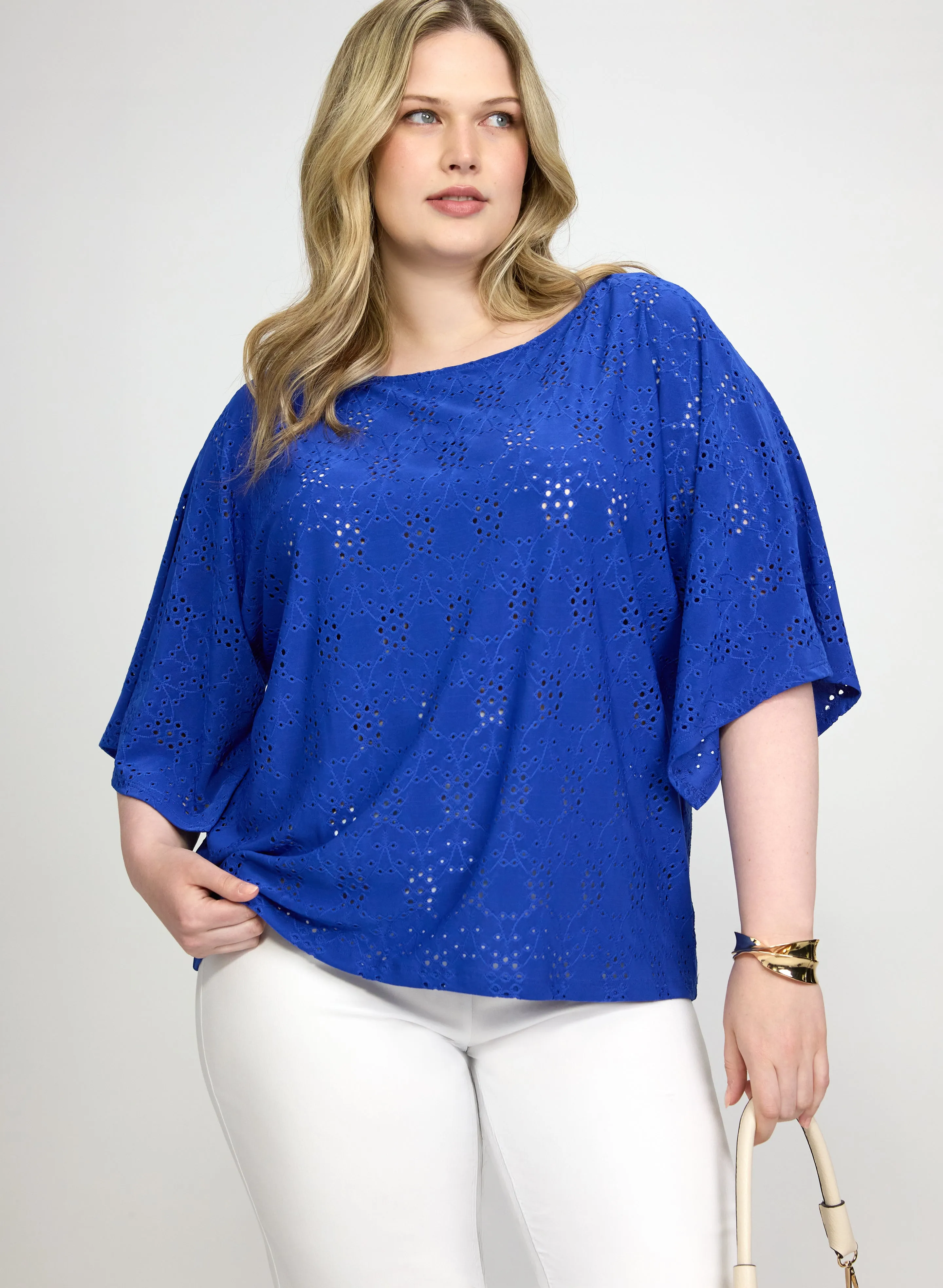 Laura Eyelet Embroidered Top Laura Eyelet Embroidered Top - Image 1