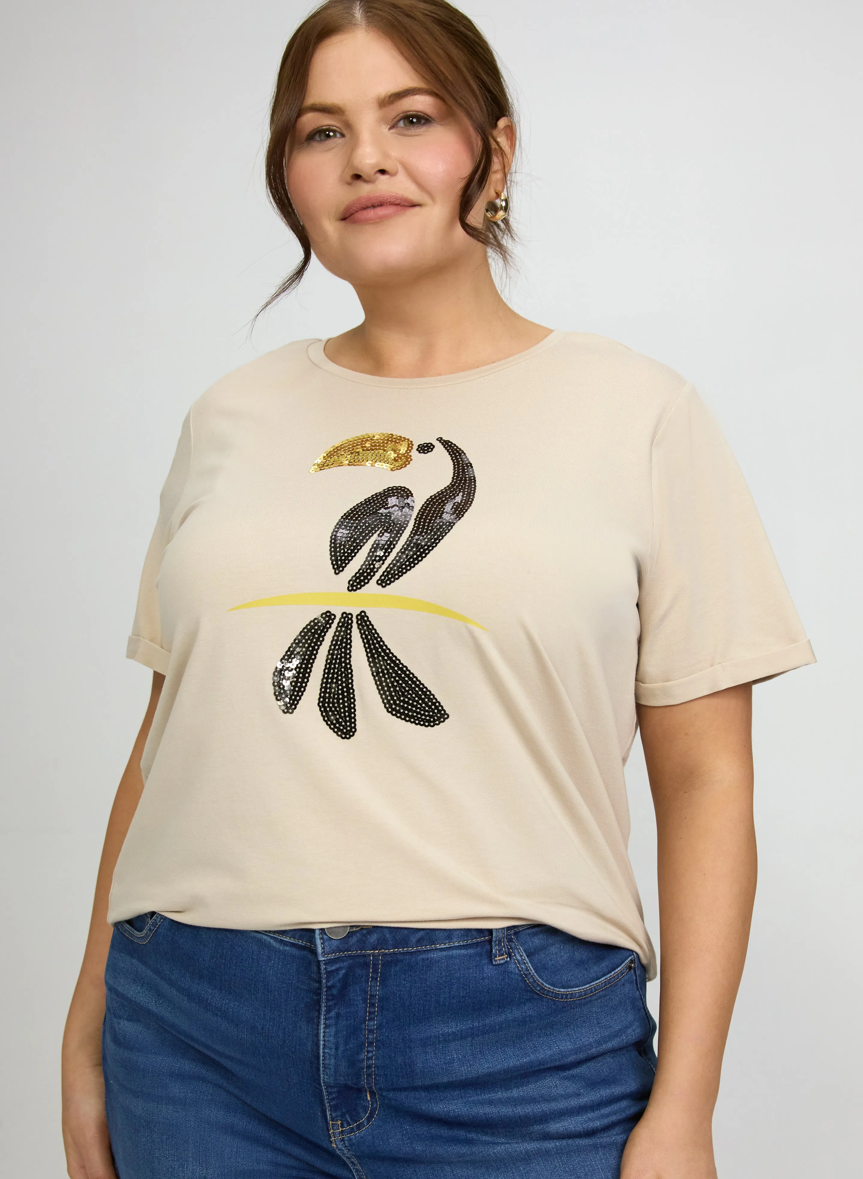 Laura Sequin Toucan T-Shirt Laura Sequin Toucan T-Shirt - Image 1