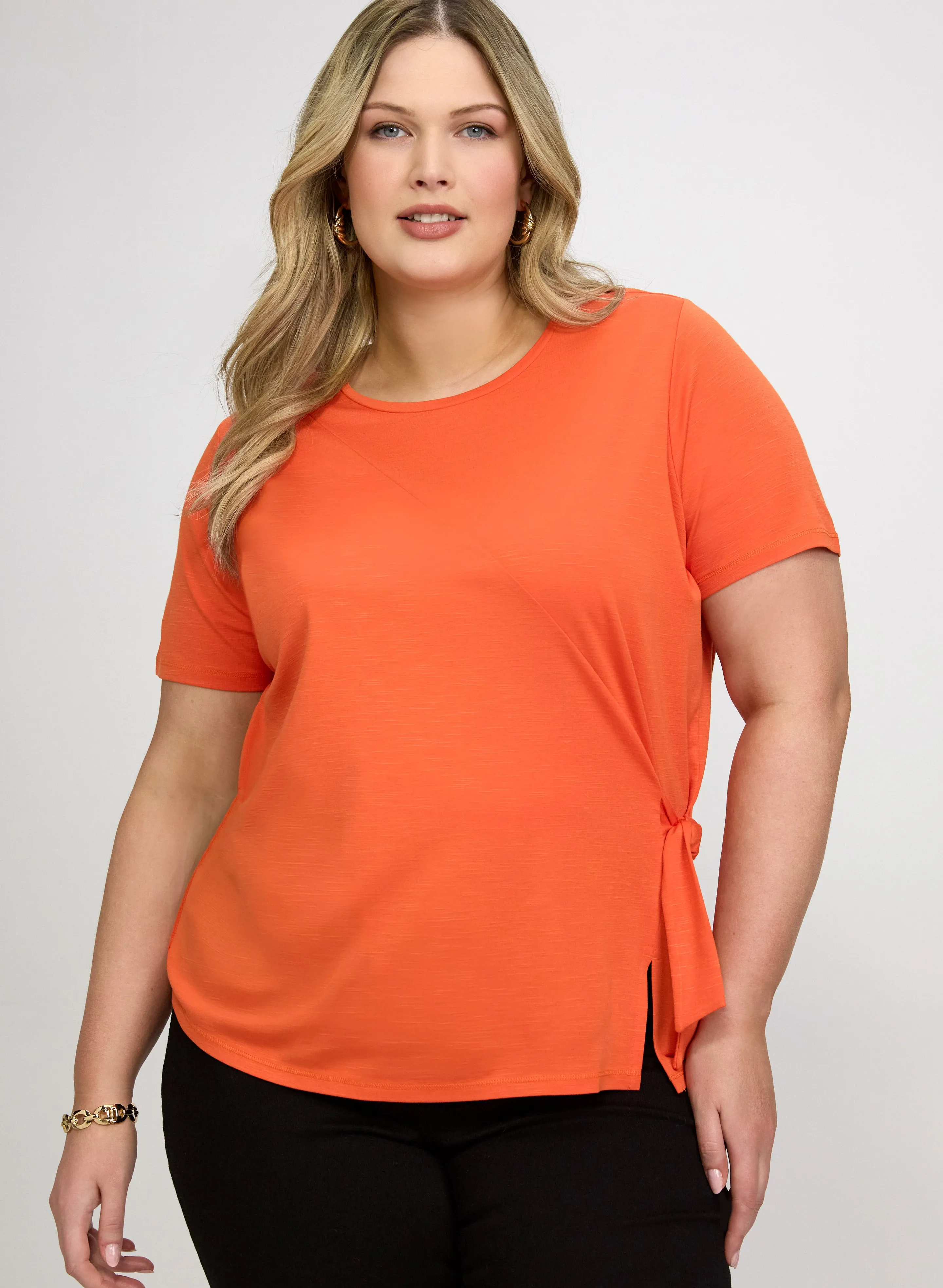 Laura Knot Detail T-Shirt Laura Knot Detail T-Shirt - Image 1