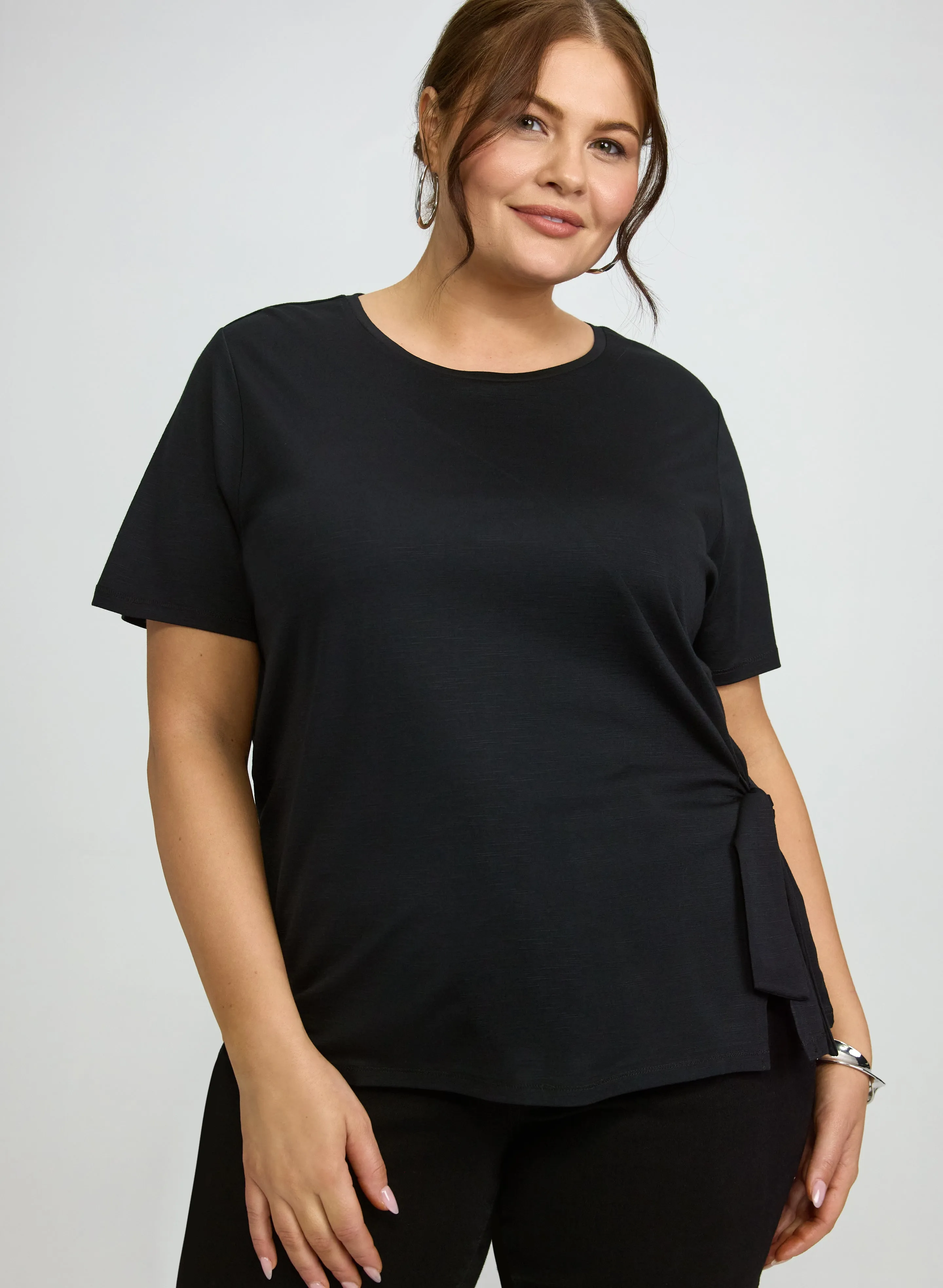Laura Knot Detail T-Shirt Laura Knot Detail T-Shirt - Image 1