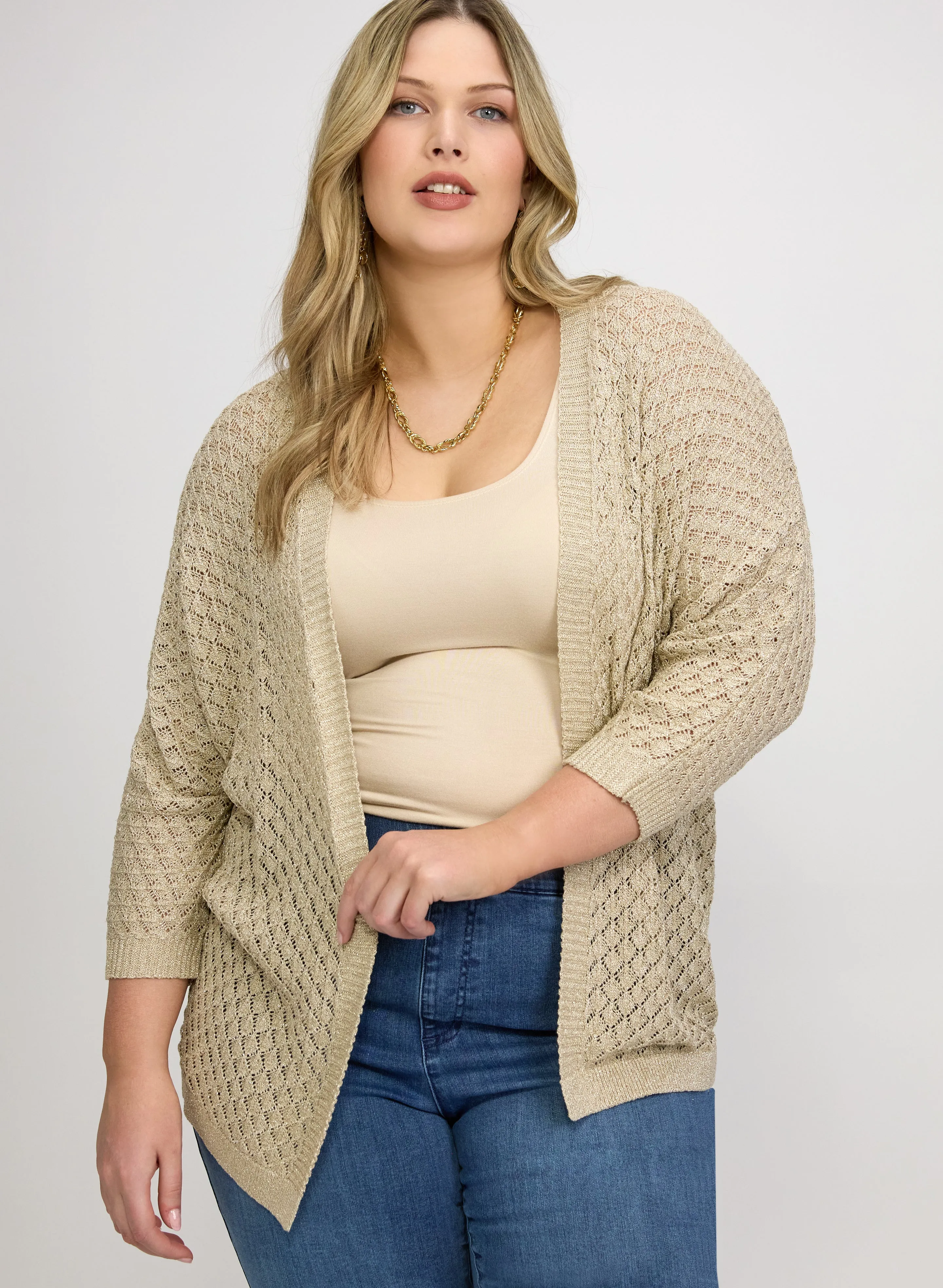 Laura Open Knit Cardigan Laura Open Knit Cardigan - Image 1
