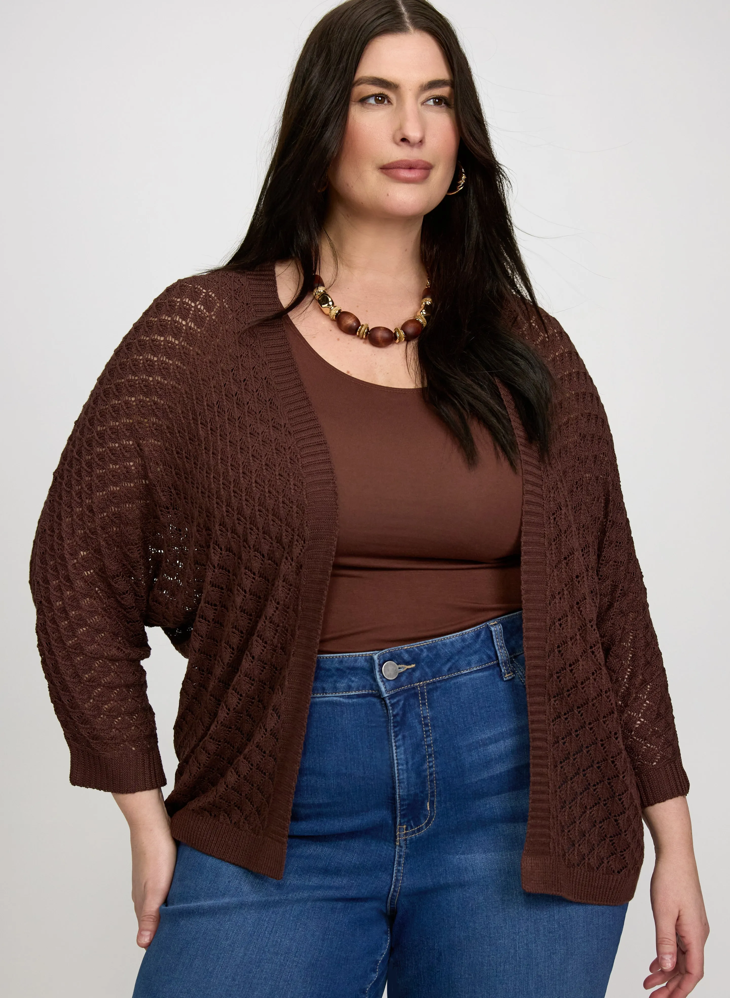 Laura Open Knit Cardigan Laura Open Knit Cardigan - Image 1