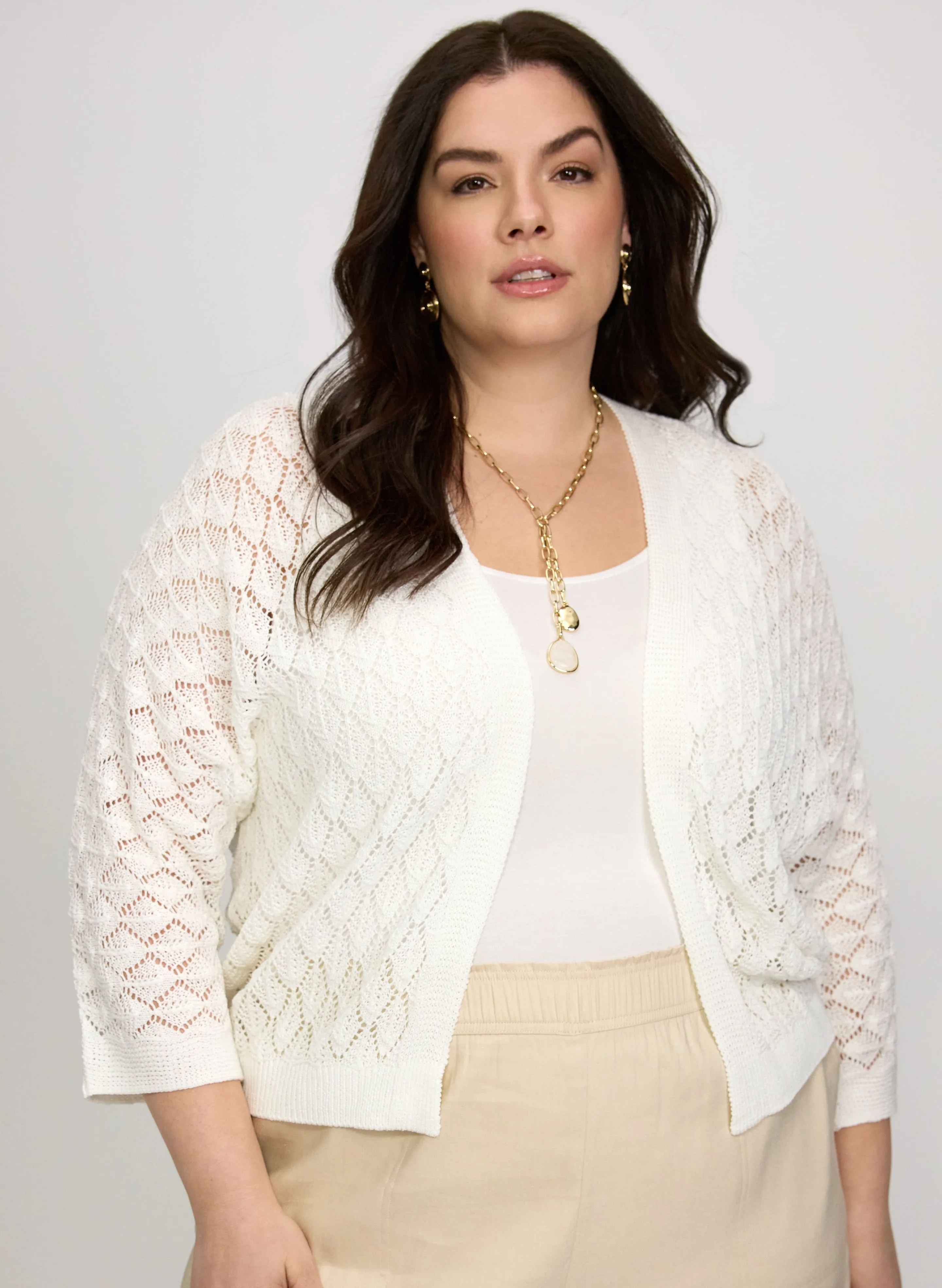 Laura Open Knit Cardigan Laura Open Knit Cardigan - Image 1