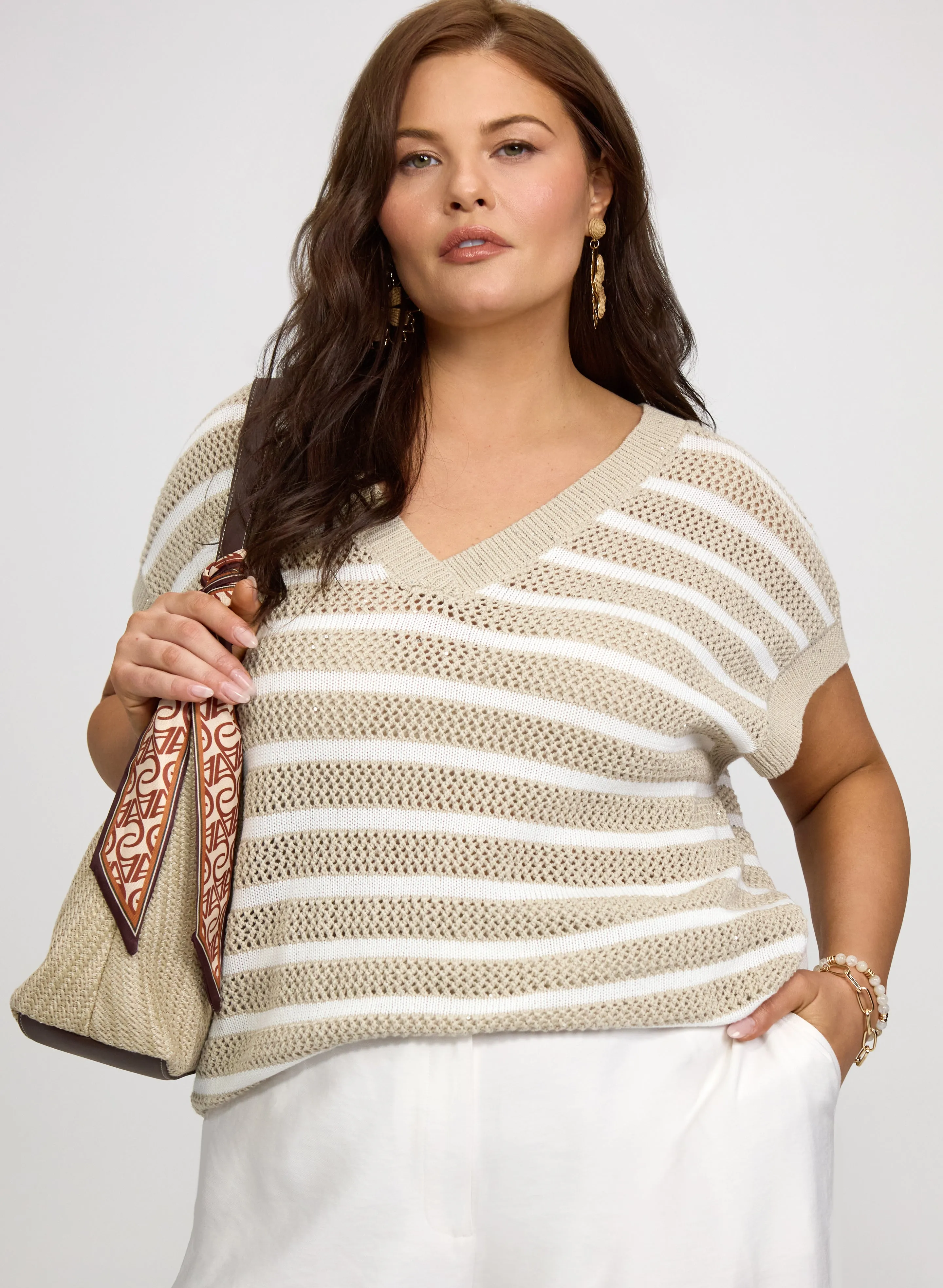 Laura Open Knit Pullover Laura Open Knit Pullover - Image 1