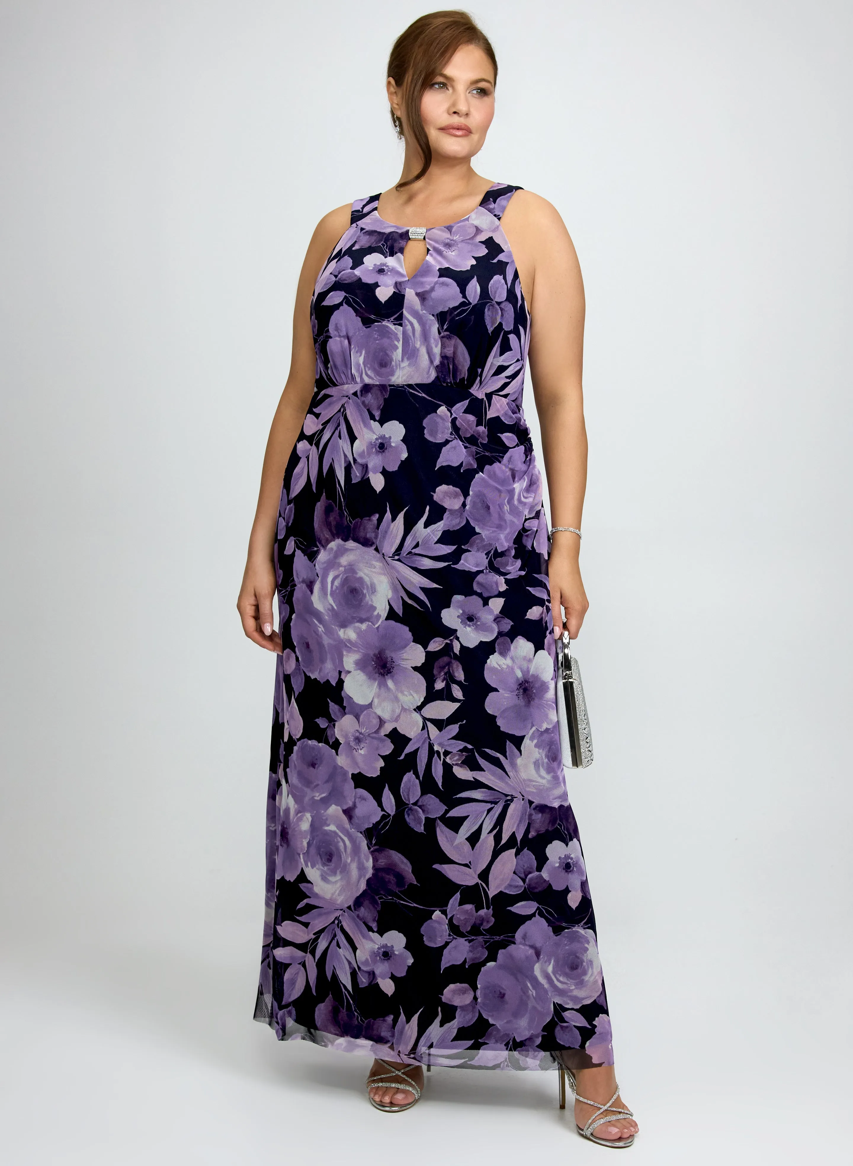 Laura Floral Waterfall Ruffle Dress Laura Floral Waterfall Ruffle Dress - Image 1