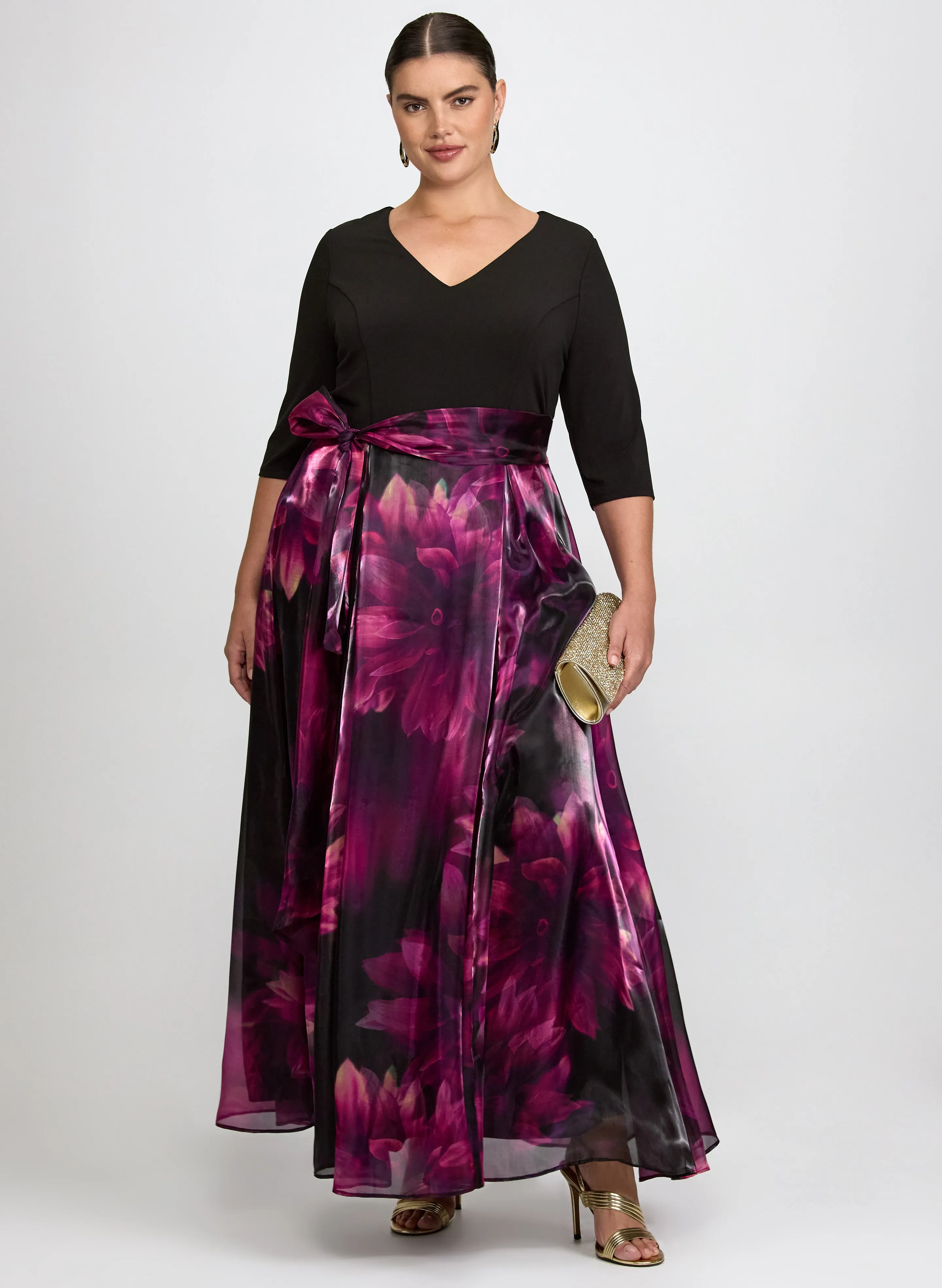 Laura Jersey & Organza Dress Laura Jersey & Organza Dress - Image 1