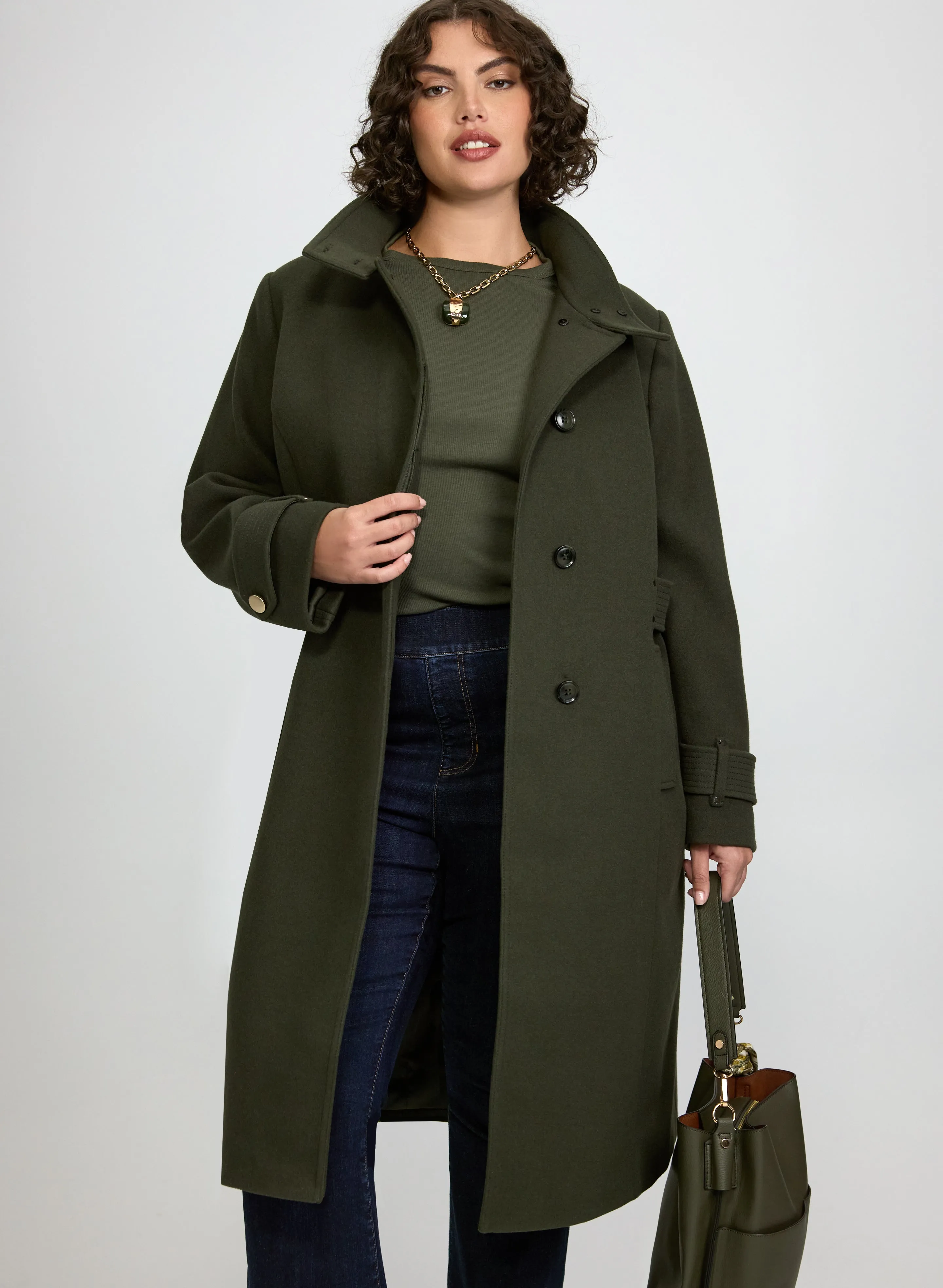 Laura Long Button-Down Coat Laura Long Button-Down Coat - Image 1
