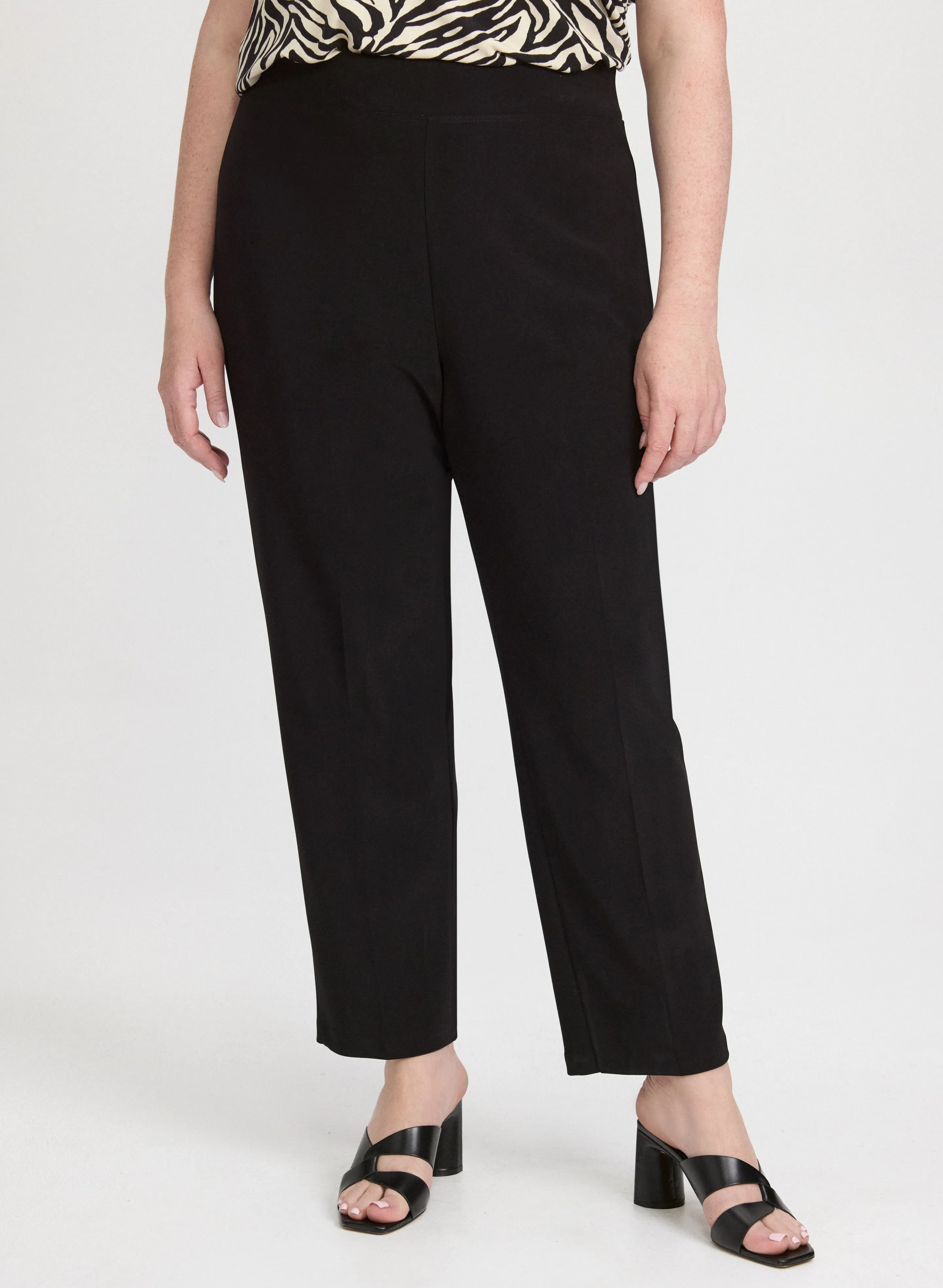Laura Sophia Pull-On Straight Leg Pants Laura Sophia Pull-On Straight Leg Pants - Image 1