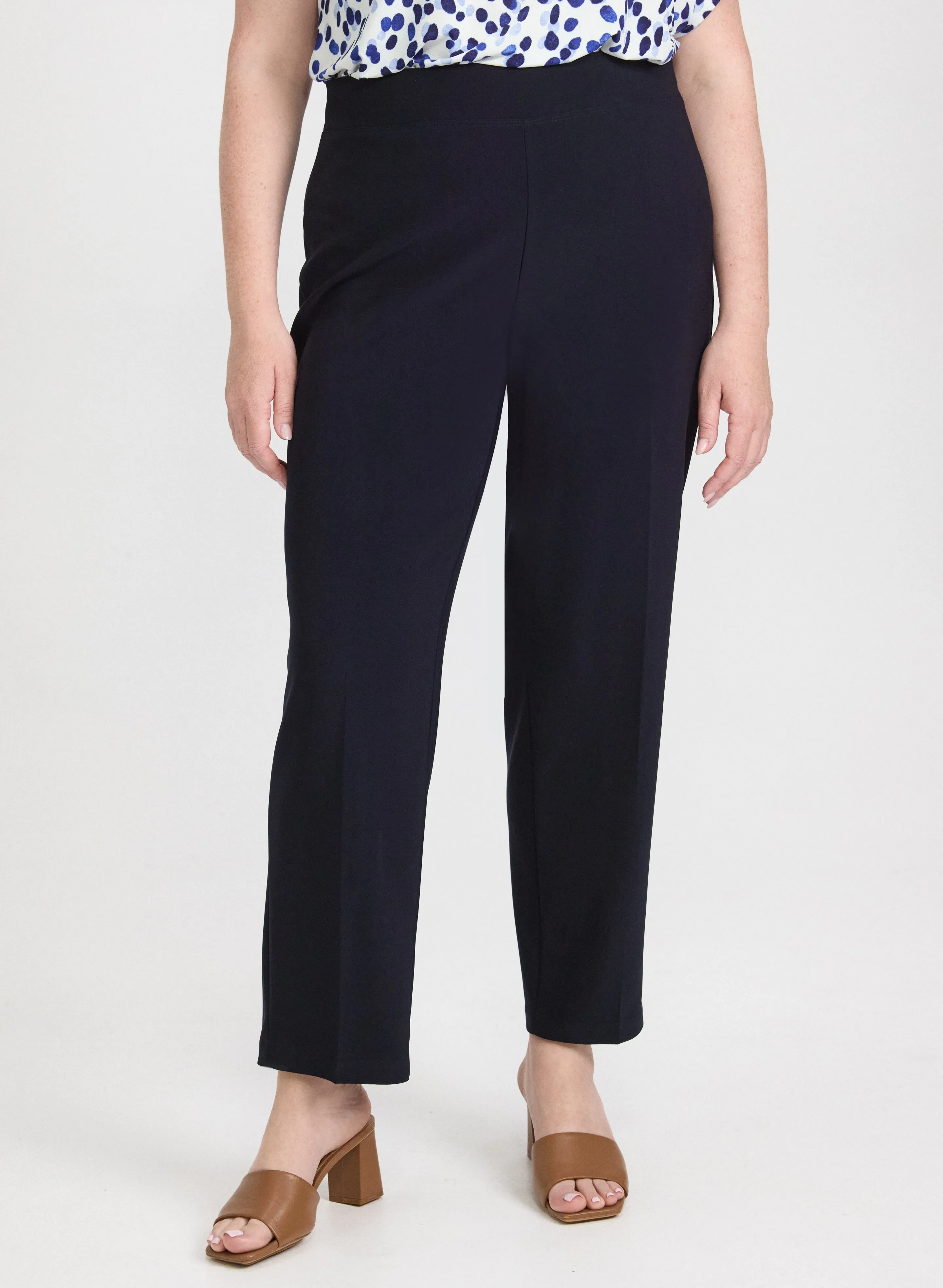 Laura Sophia Pull-On Straight Leg Pants Laura Sophia Pull-On Straight Leg Pants - Image 1