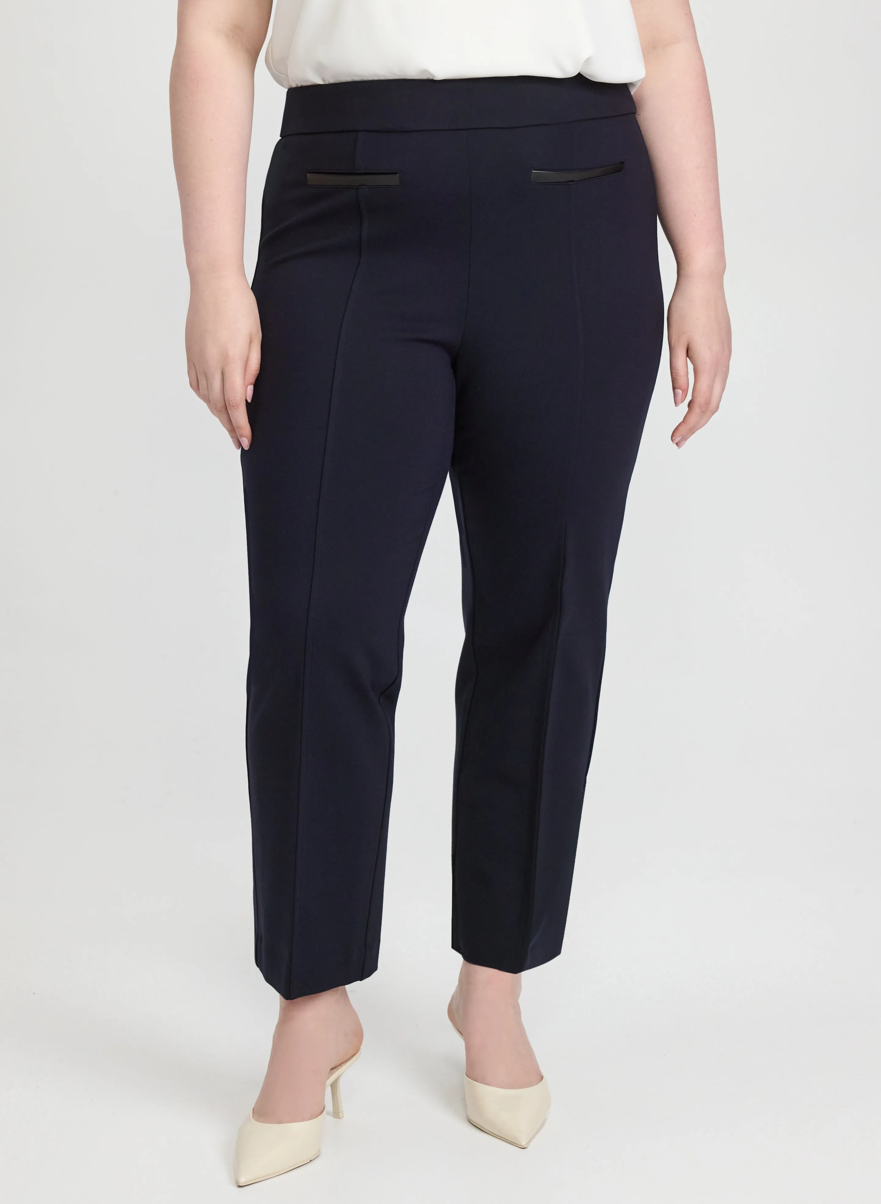 Laura Ava Straight-Leg Pants Laura Ava Straight-Leg Pants - Image 1