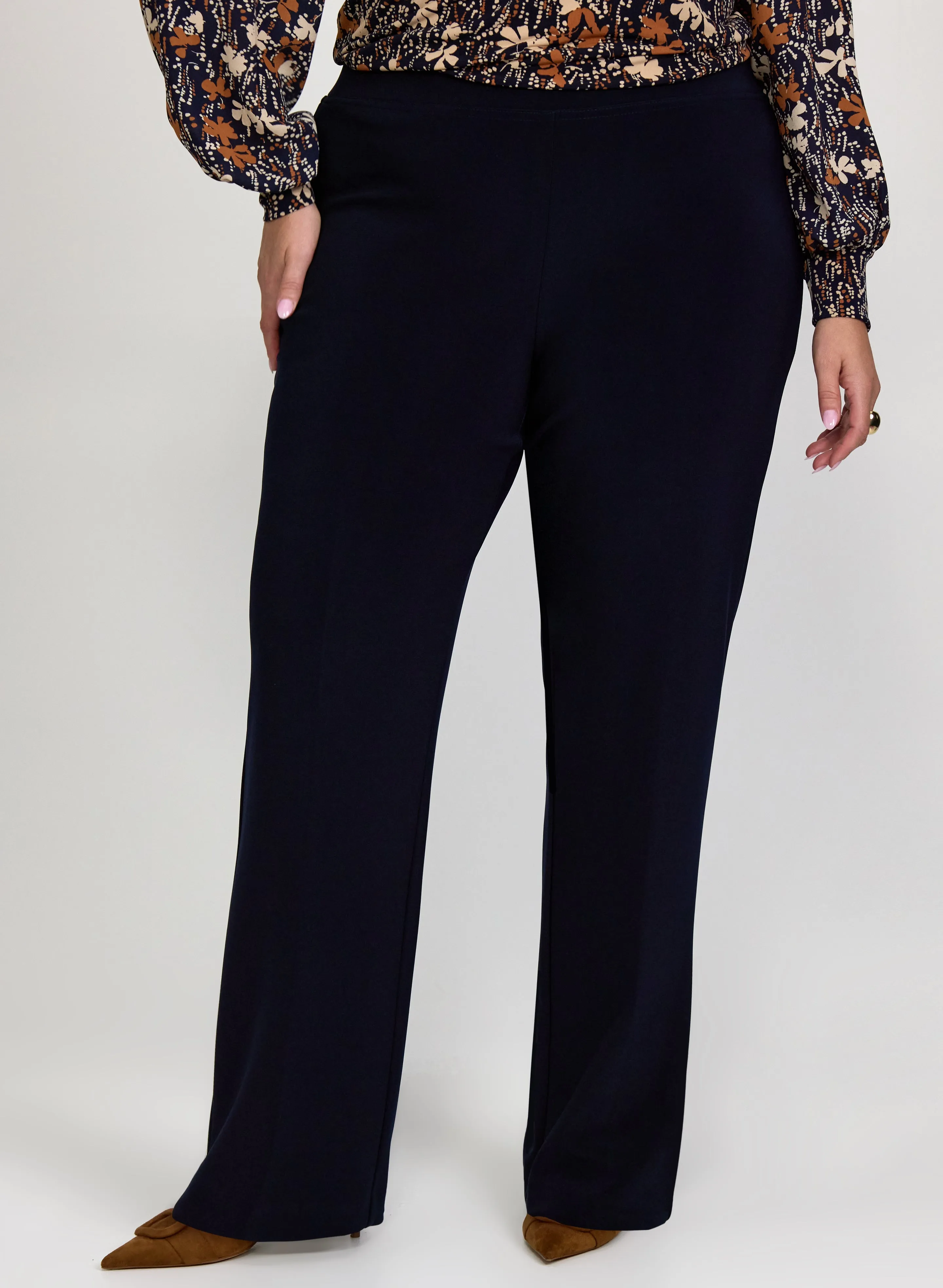 Laura Joseph Ribkoff - Pull-On Flare-Leg Pants Laura Joseph Ribkoff - Pull-On Flare-Leg Pants - Image 1
