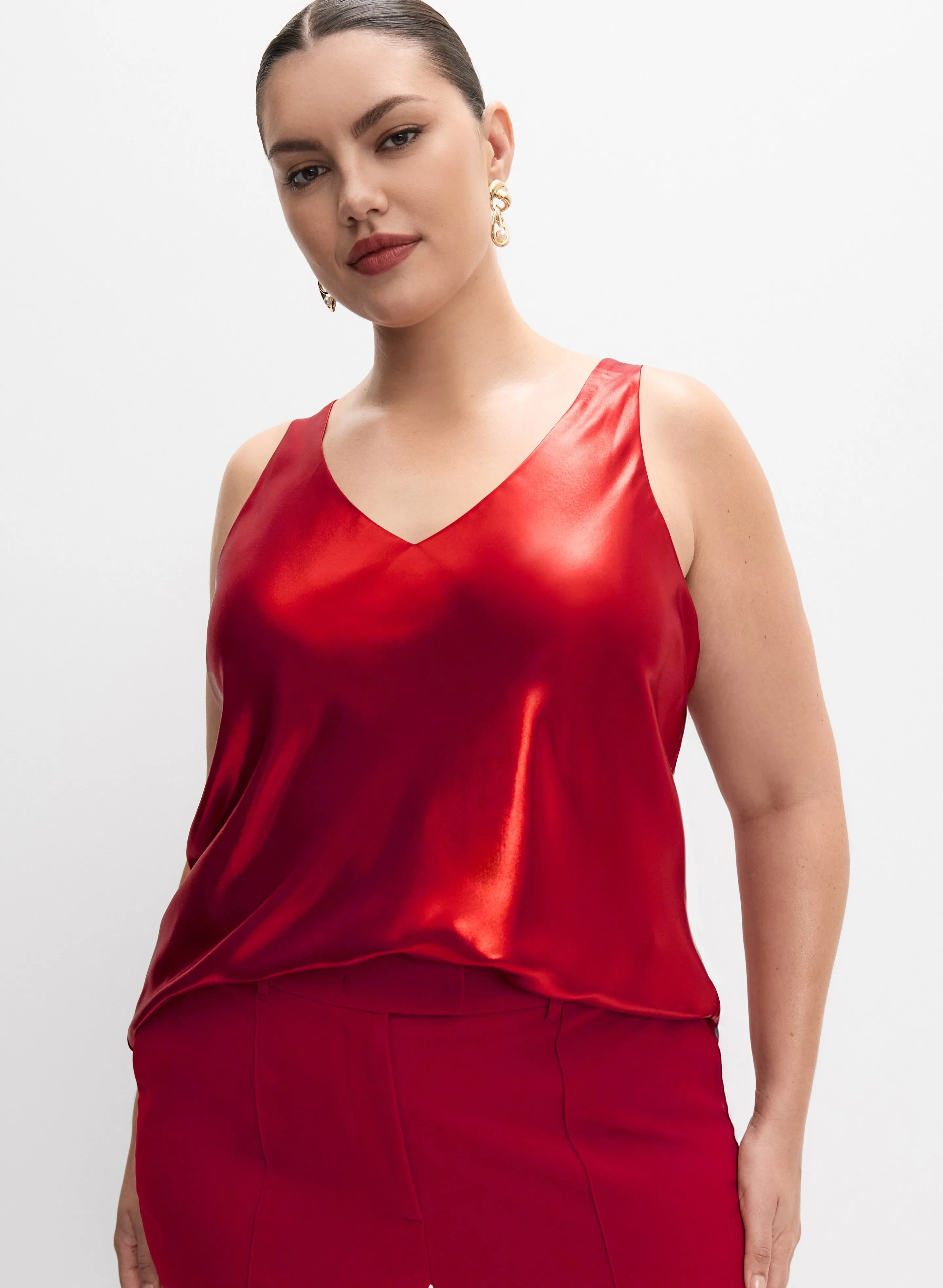 Laura Melanie Lyne - Metallic Lamé Tank Top Laura Melanie Lyne - Metallic Lamé Tank Top - Image 1