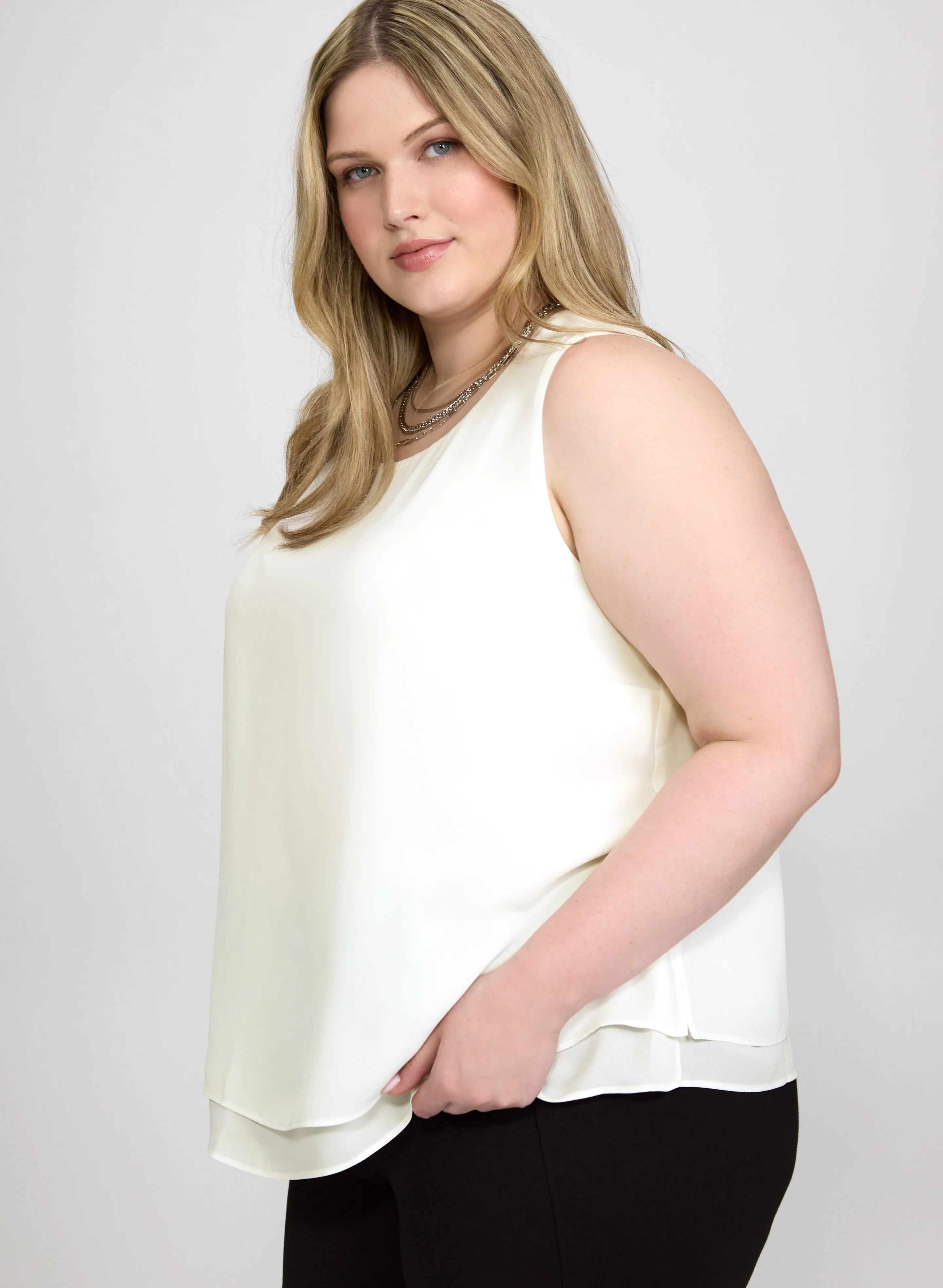 Laura Sleeveless Crepe Blouse Laura Sleeveless Crepe Blouse - Image 1