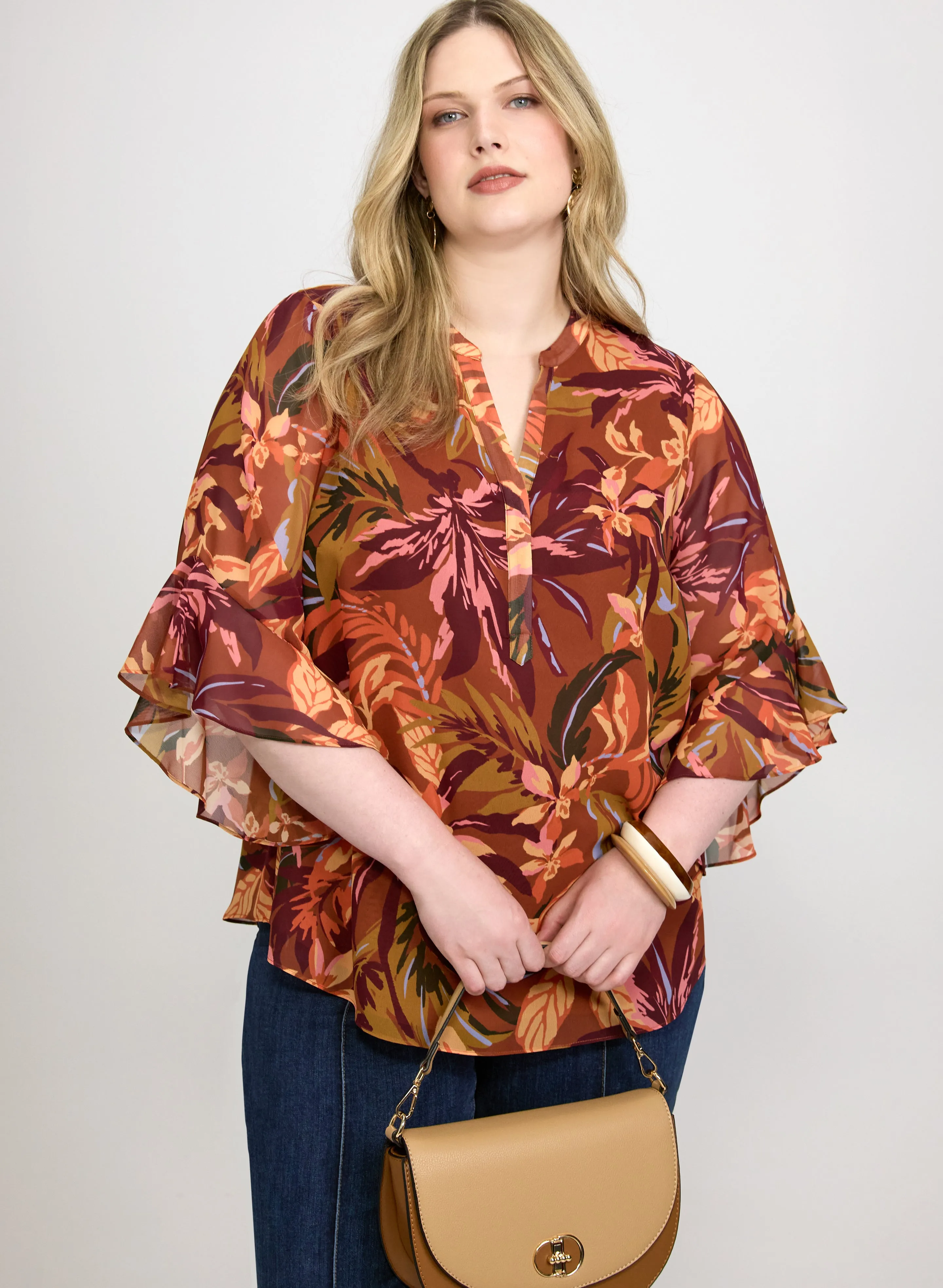 Laura Floral Chiffon Blouse Laura Floral Chiffon Blouse - Image 1