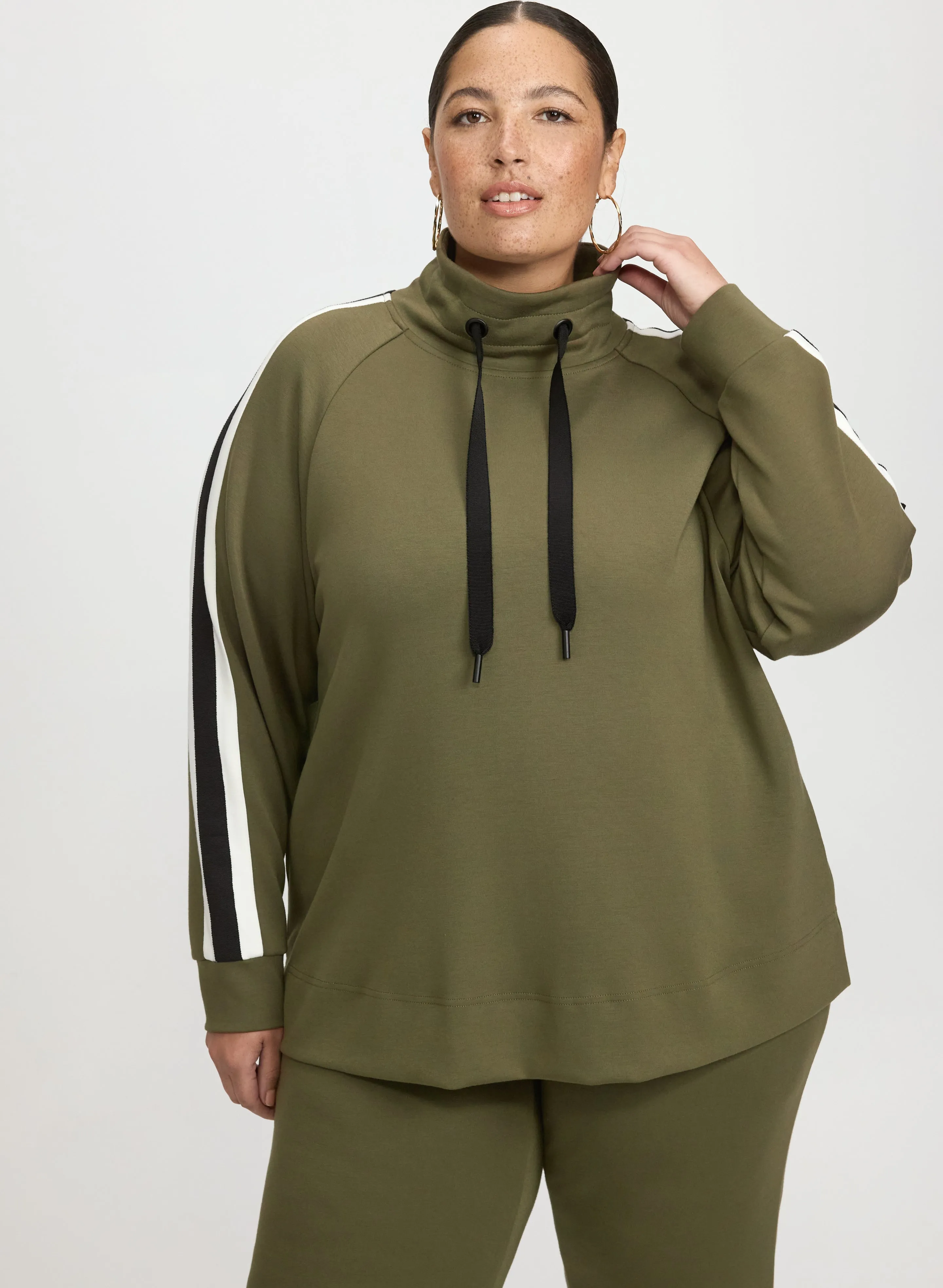 Laura Contrast Sleeve Top Laura Contrast Sleeve Top - Image 1